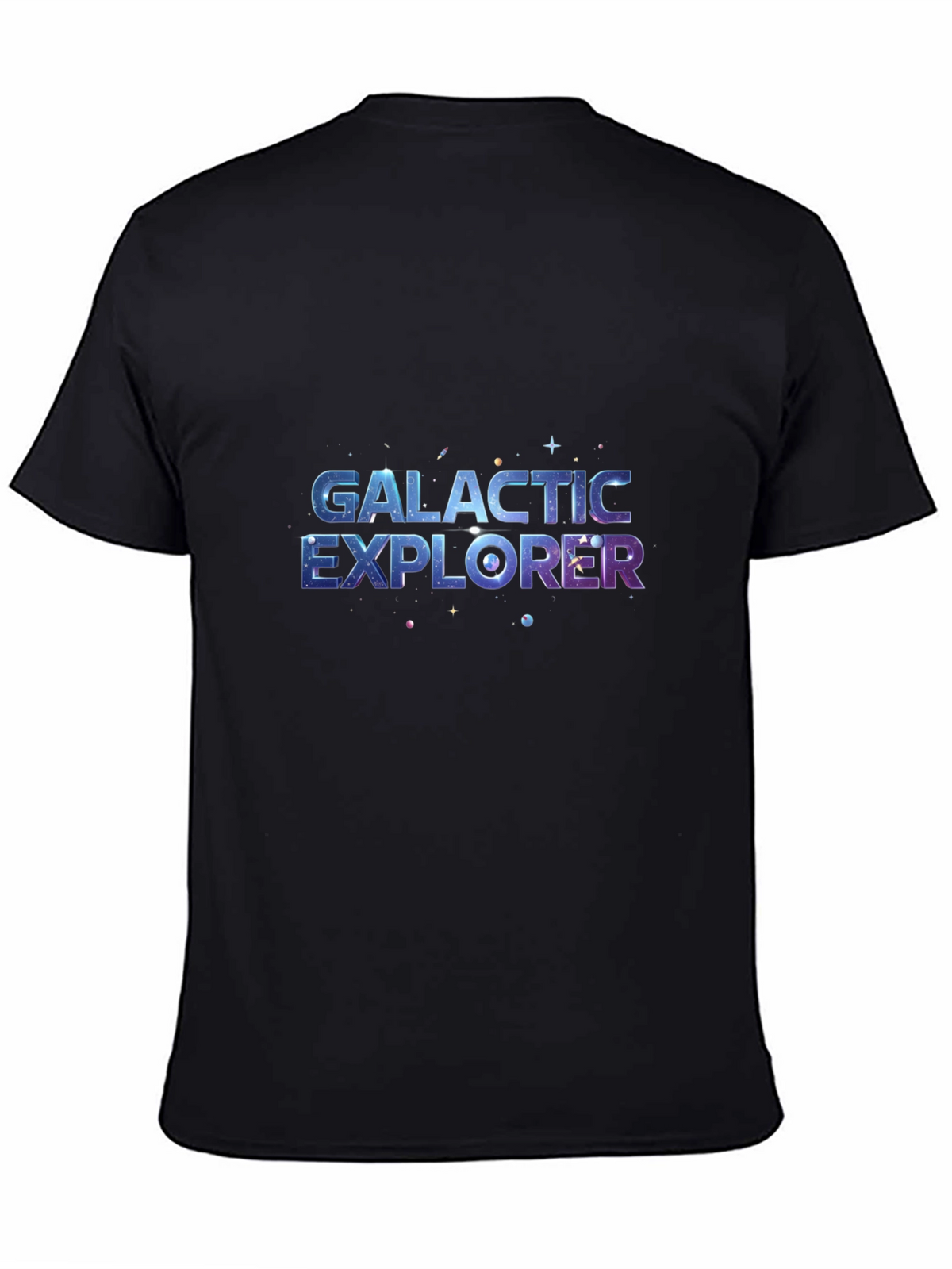Galactic Explorer Black T-Shirt