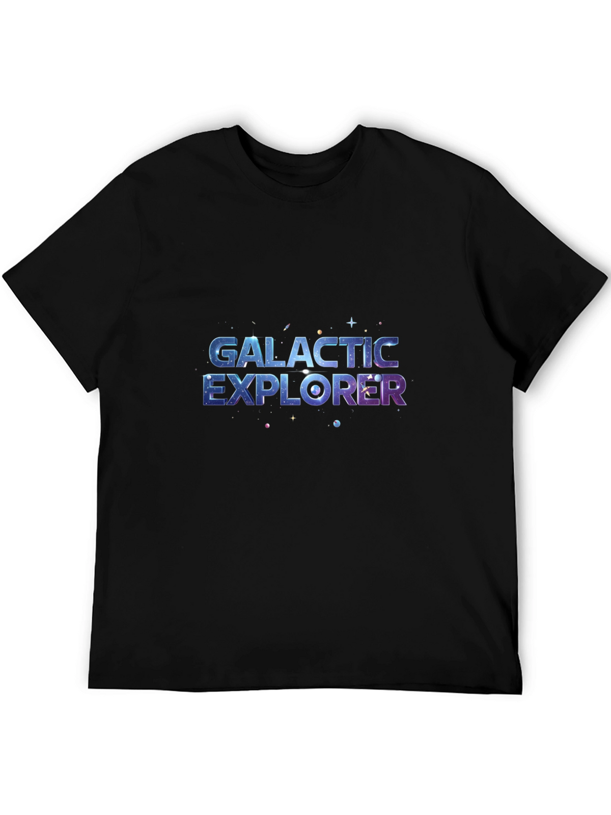 Galactic Explorer Black T-Shirt