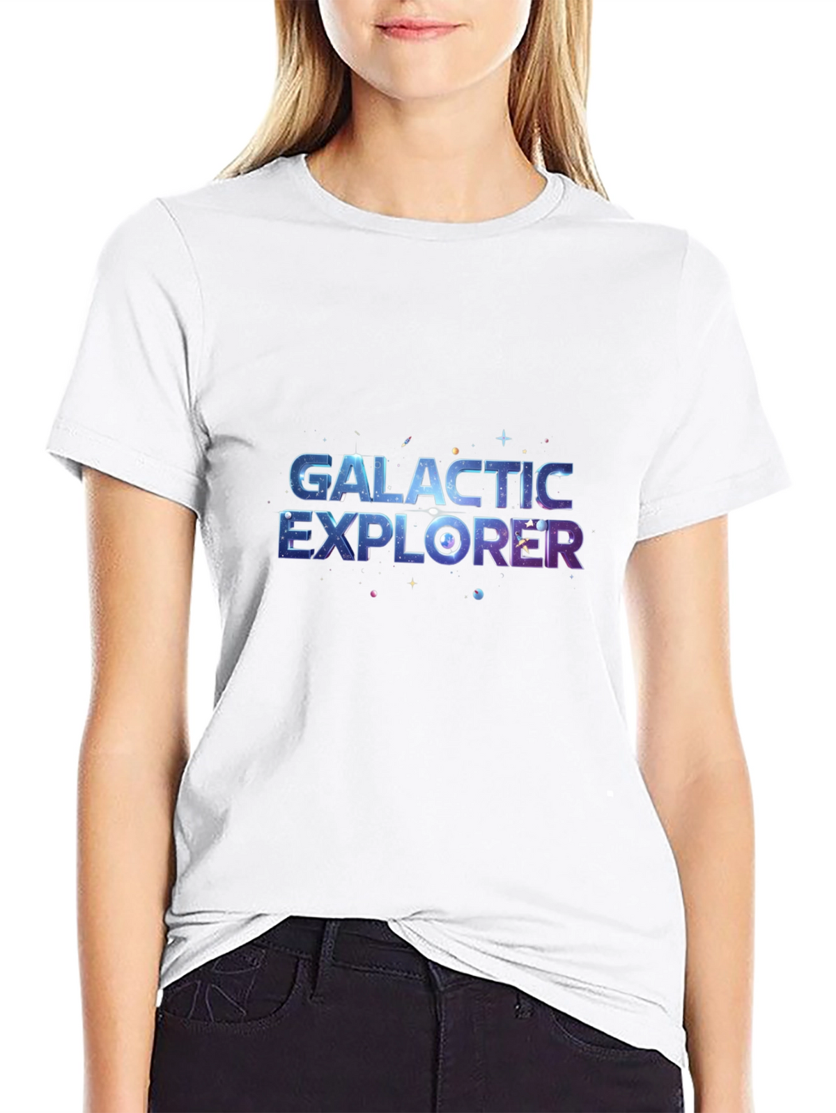 Galactic Explorer Black T-Shirt