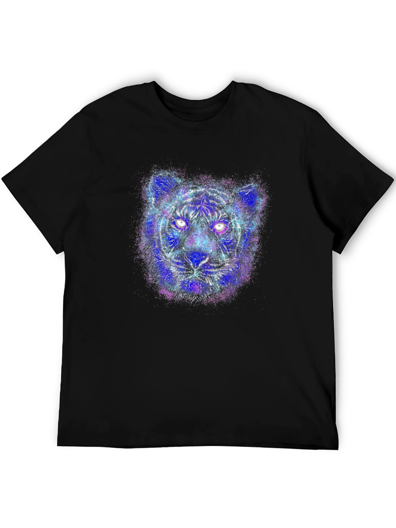Electric Tiger Graphic T-Shirt - Unique Animal Design