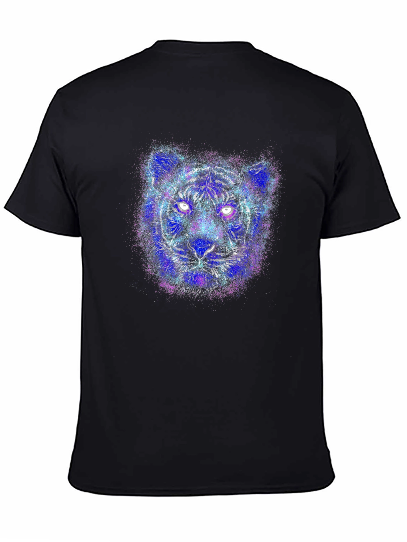 Electric Tiger Graphic T-Shirt - Unique Animal Design