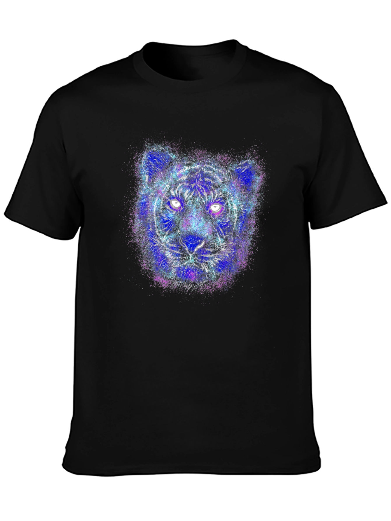 Electric Tiger Graphic T-Shirt - Unique Animal Design