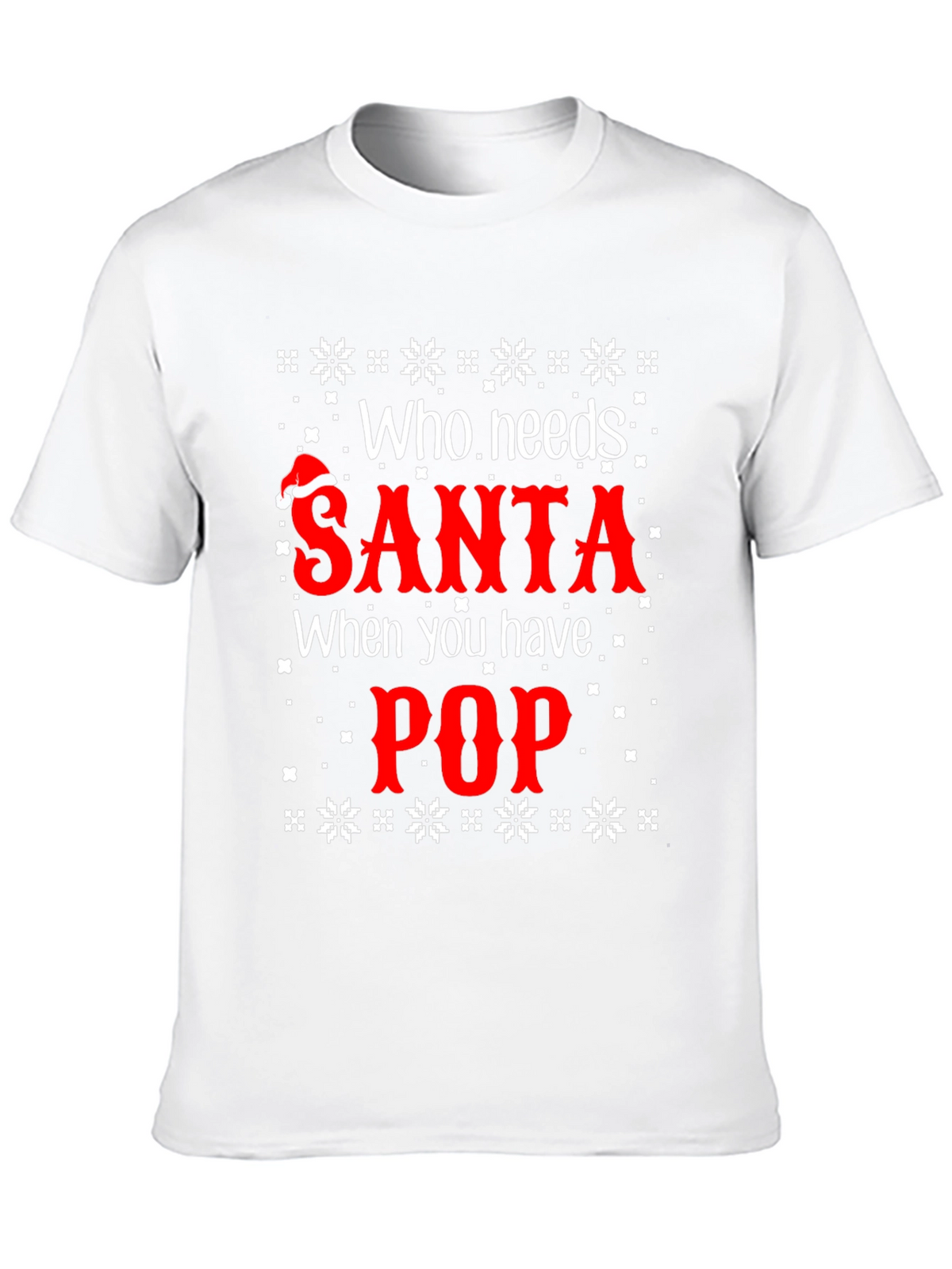 Funny Christmas Santa Pop T-Shirt