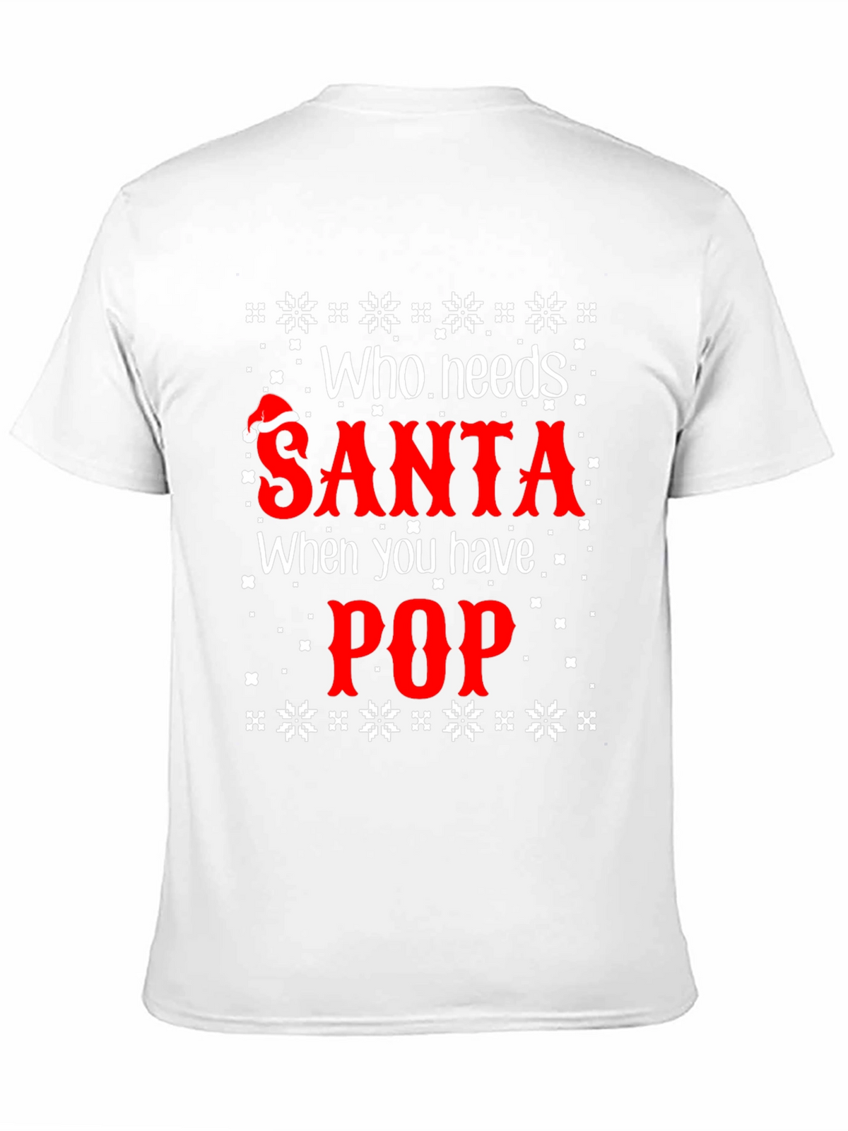 Funny Christmas Santa Pop T-Shirt