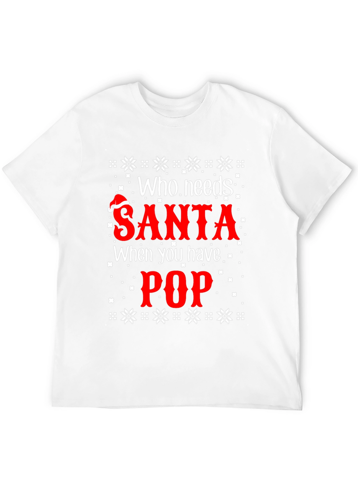 Funny Christmas Santa Pop T-Shirt