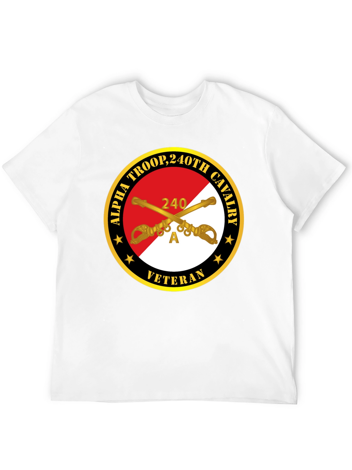 Alpha Troop 240th Cavalry Veteran T-Shirt