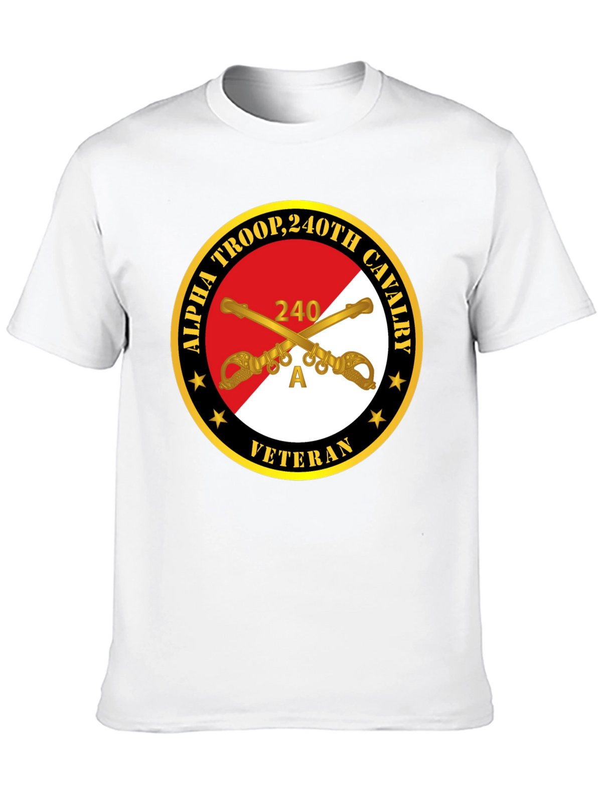 Alpha Troop 240th Cavalry Veteran T-Shirt