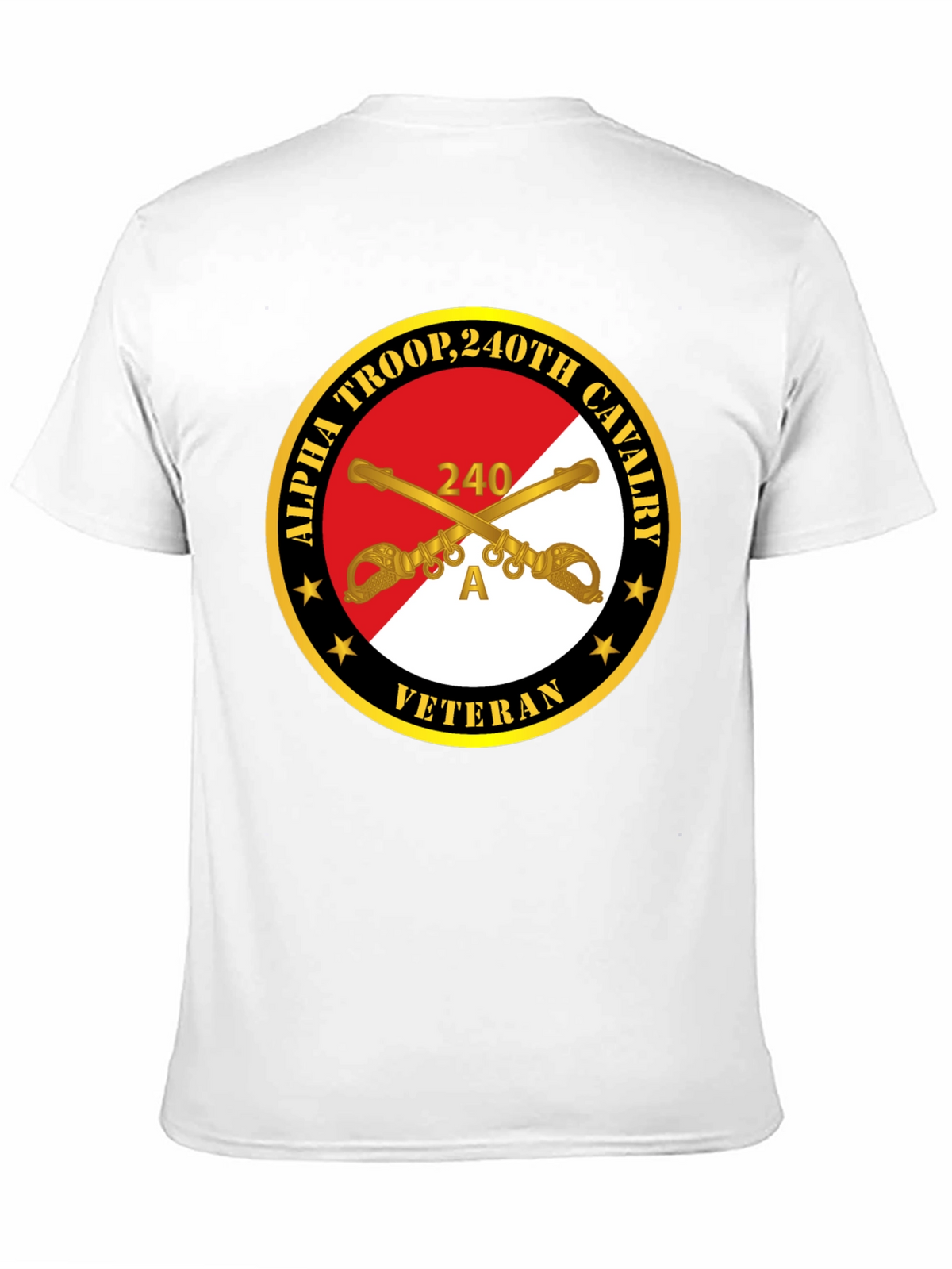 Alpha Troop 240th Cavalry Veteran T-Shirt