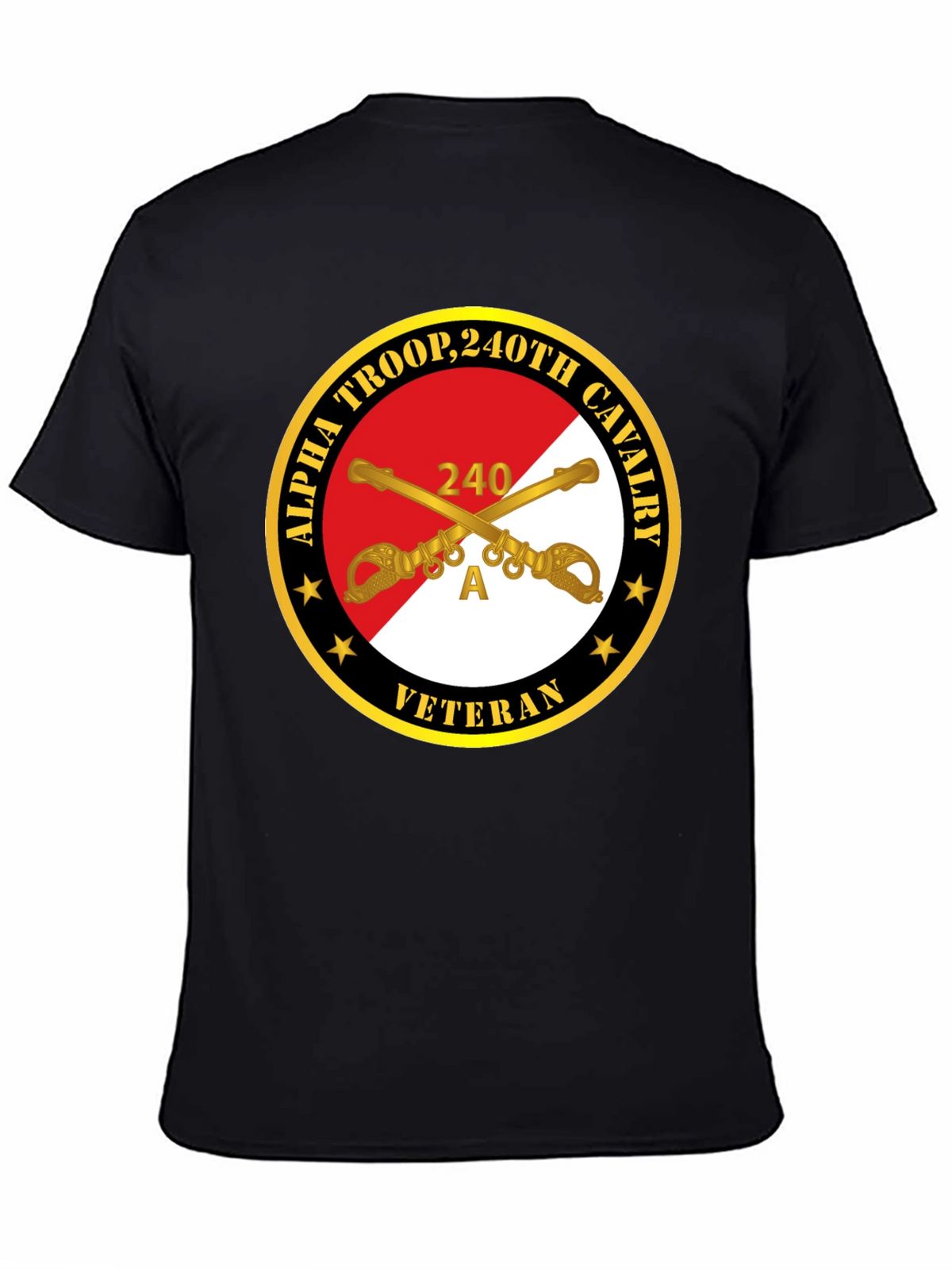 Alpha Troop 240th Cavalry Veteran T-Shirt