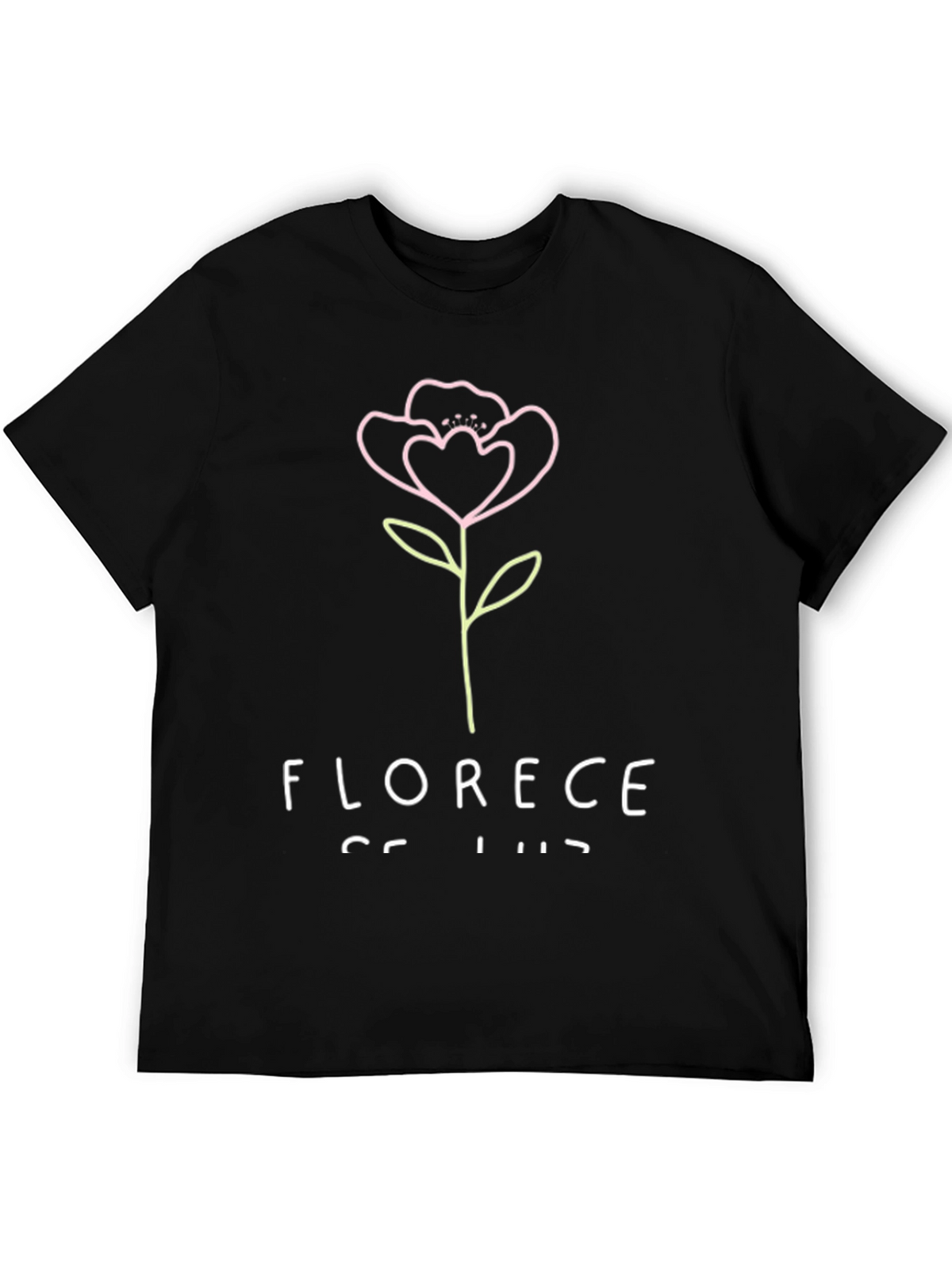 Florece Club Graphic T-Shirt - Black