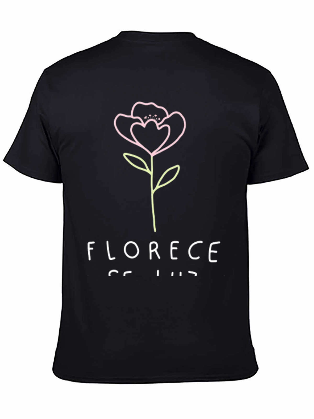 Florece Club Graphic T-Shirt - Black