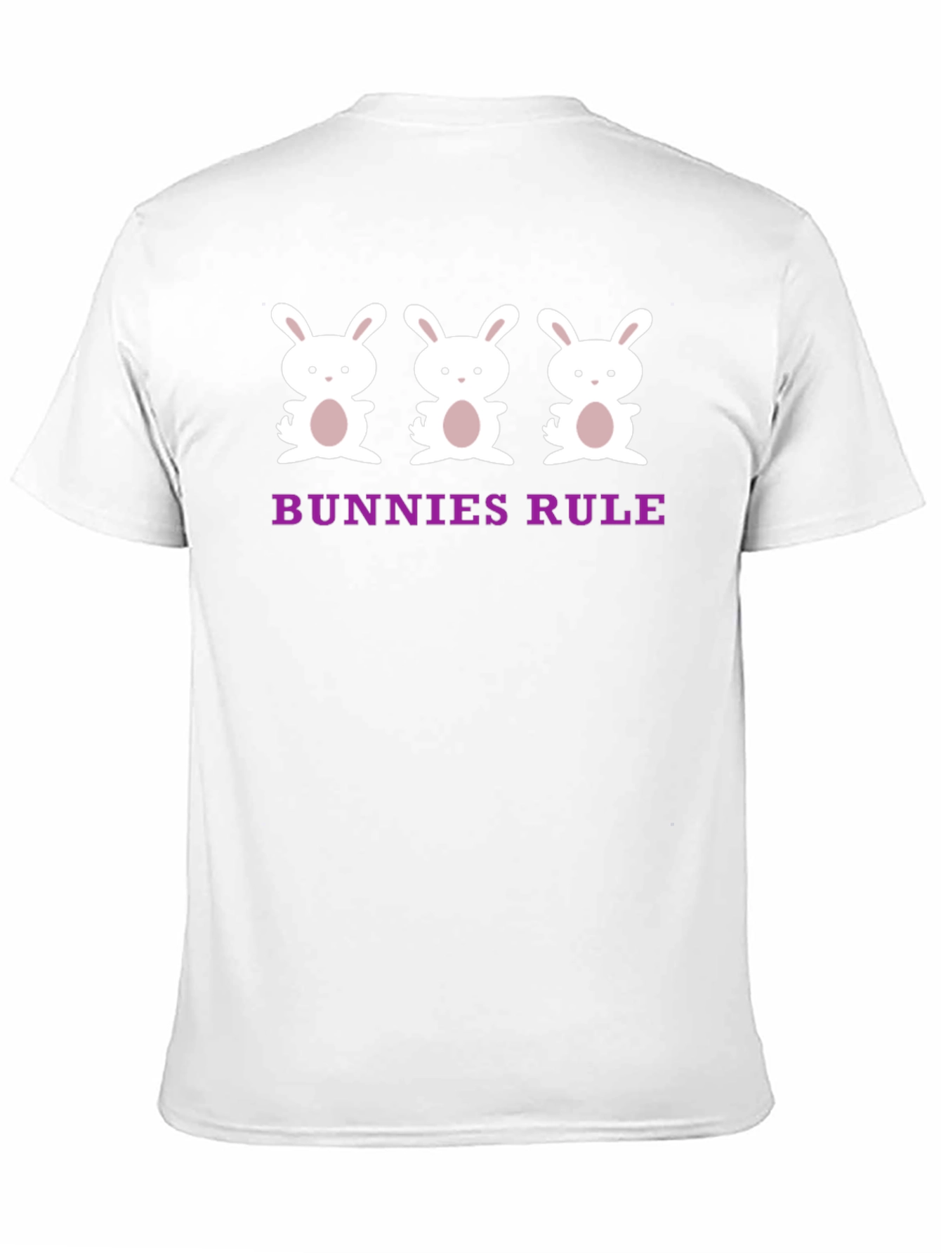 Bunnies Rule T-Shirt - Cute Bunny Graphic Tee