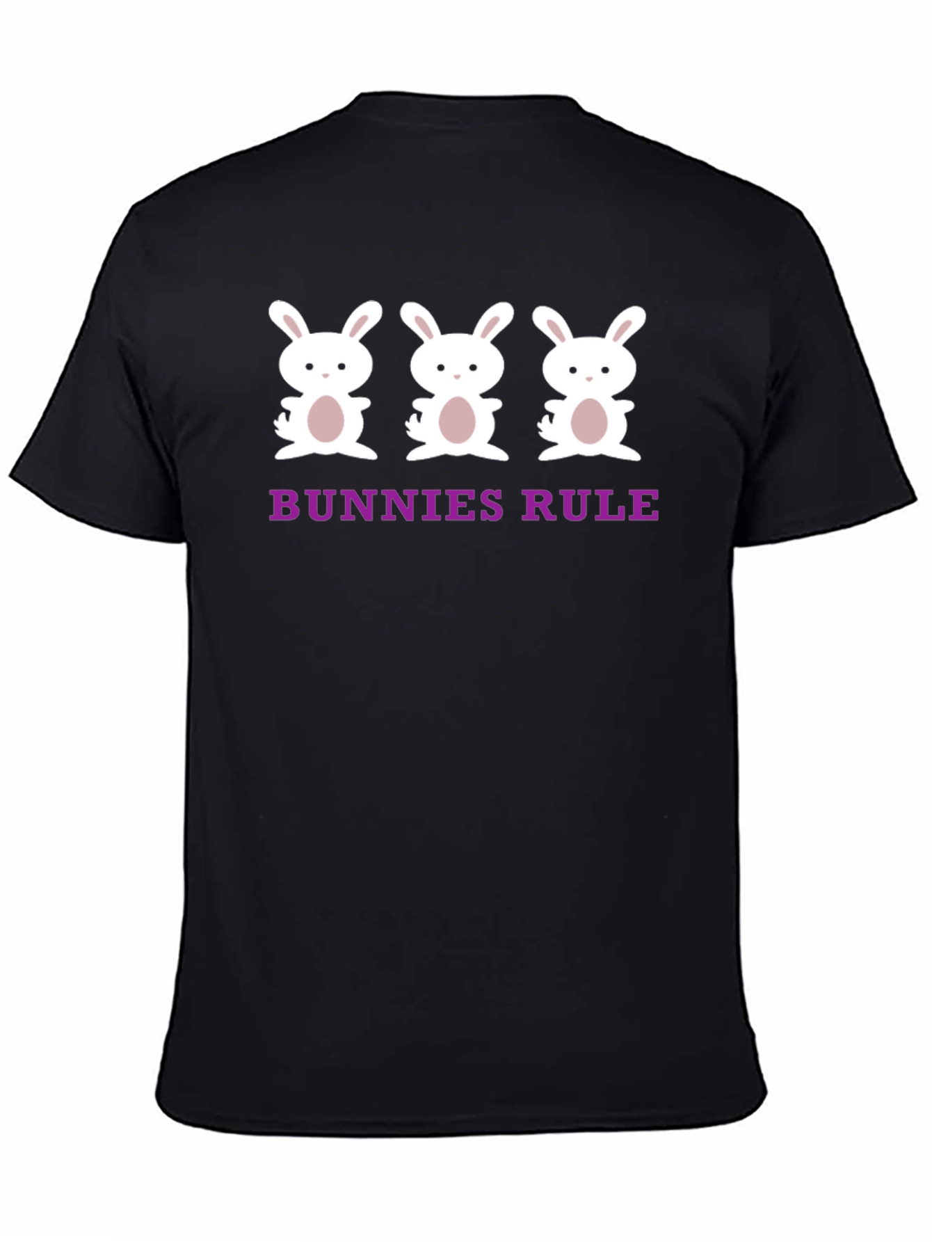 Bunnies Rule T-Shirt - Cute Bunny Graphic Tee