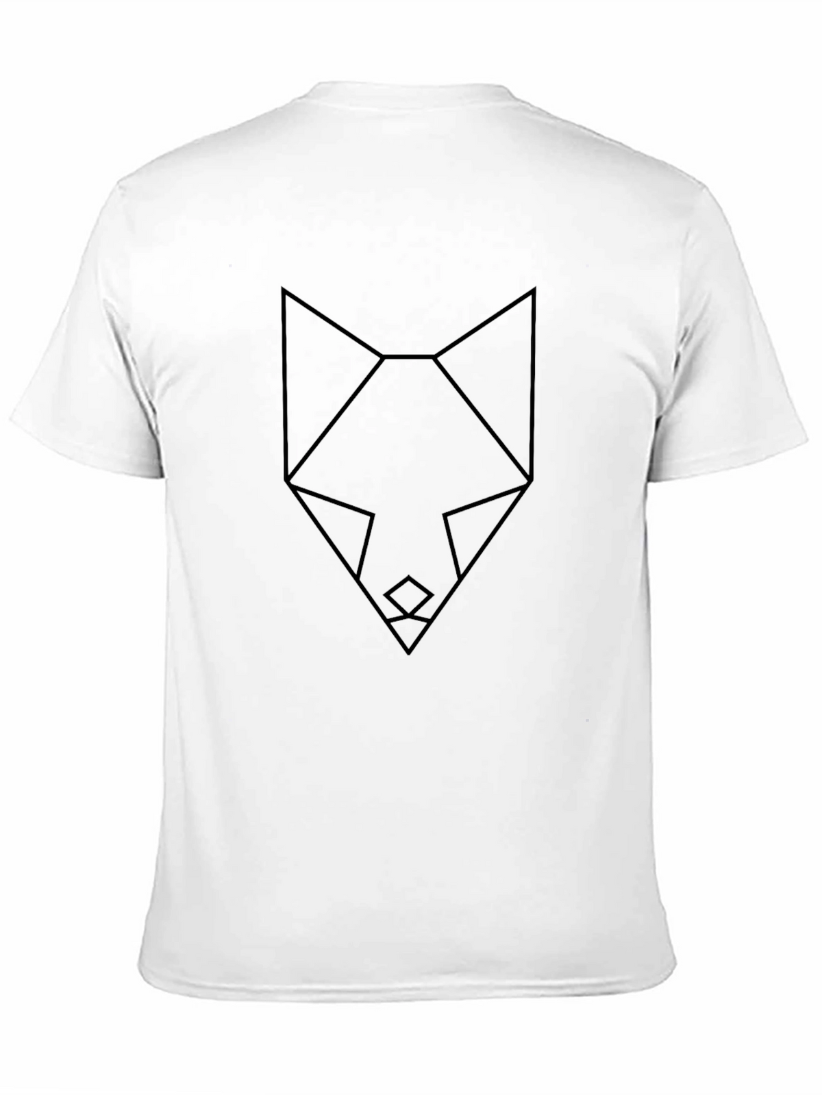 Geometric Fox Tee - Modern Minimalist Design