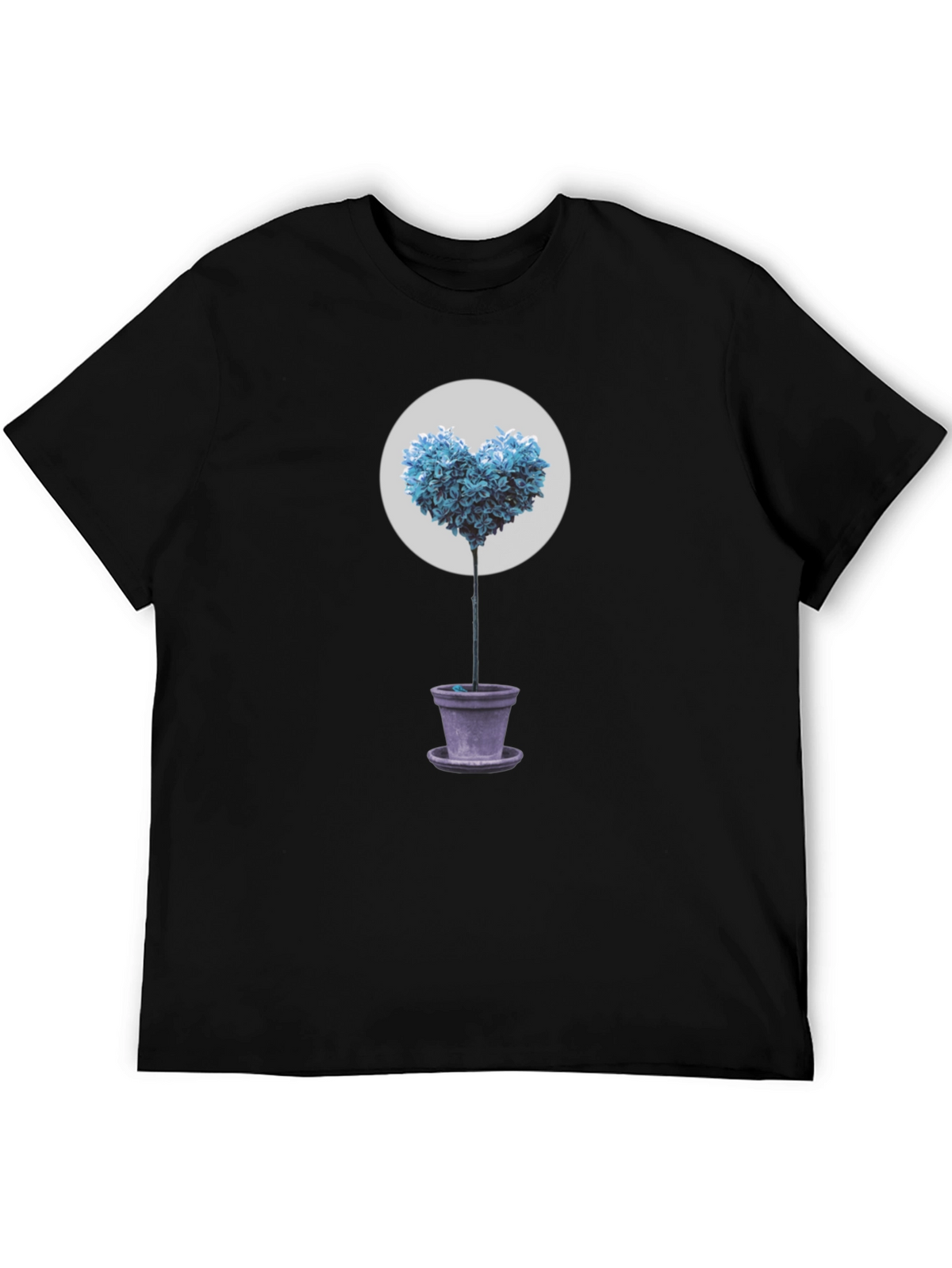 Heart Tree Graphic Tee - Black
