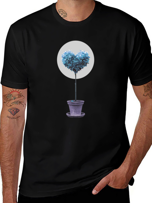 Heart Tree Graphic Tee - Black