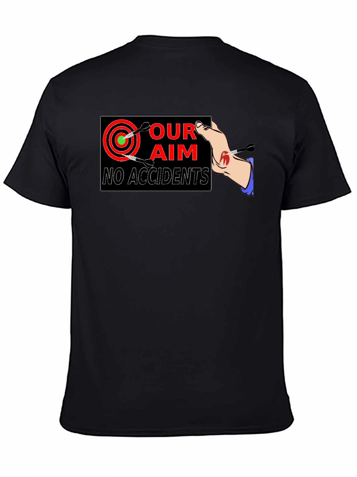 Our Aim No Accidents Graphic T-Shirt