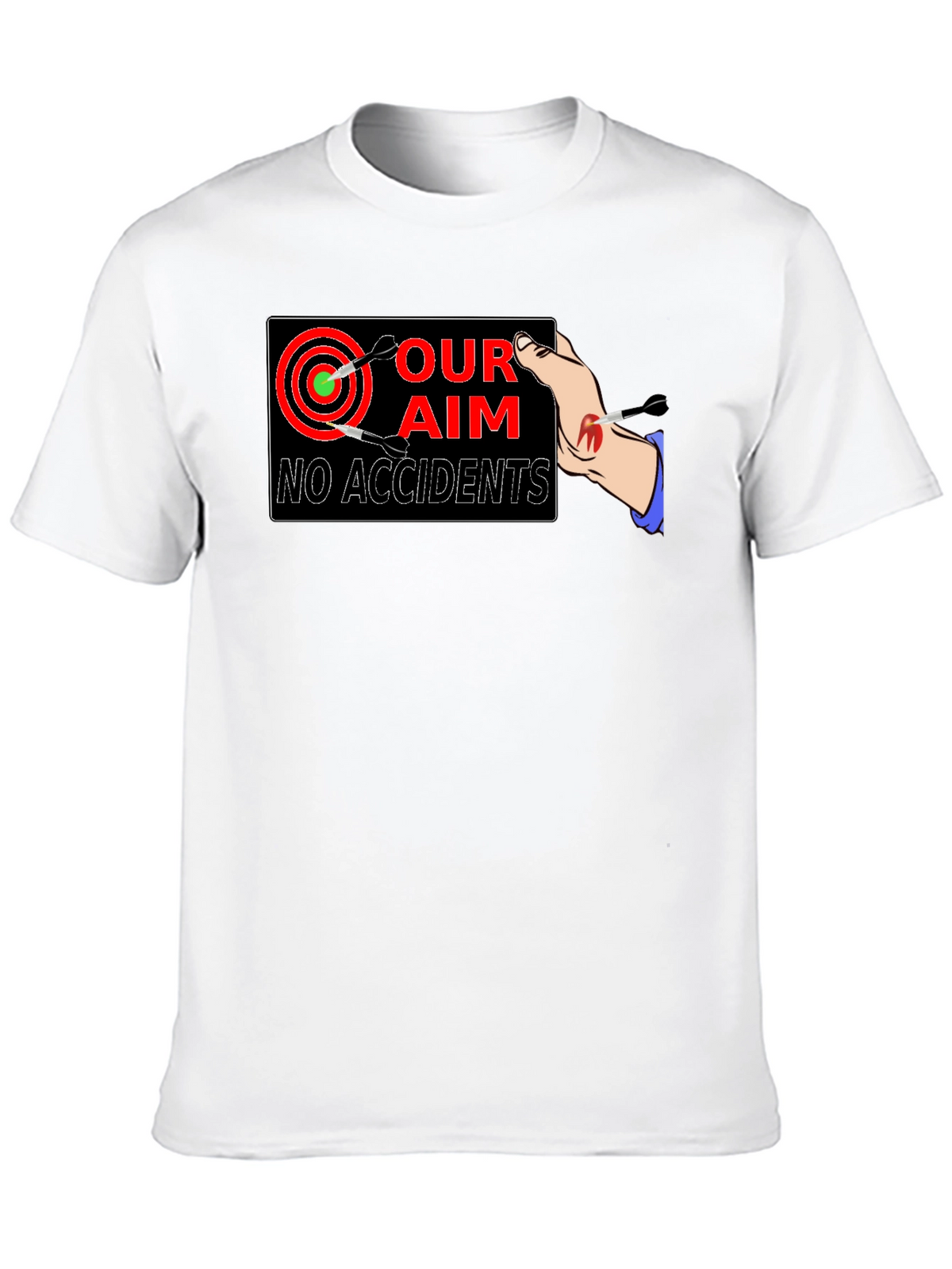 Our Aim No Accidents Graphic T-Shirt