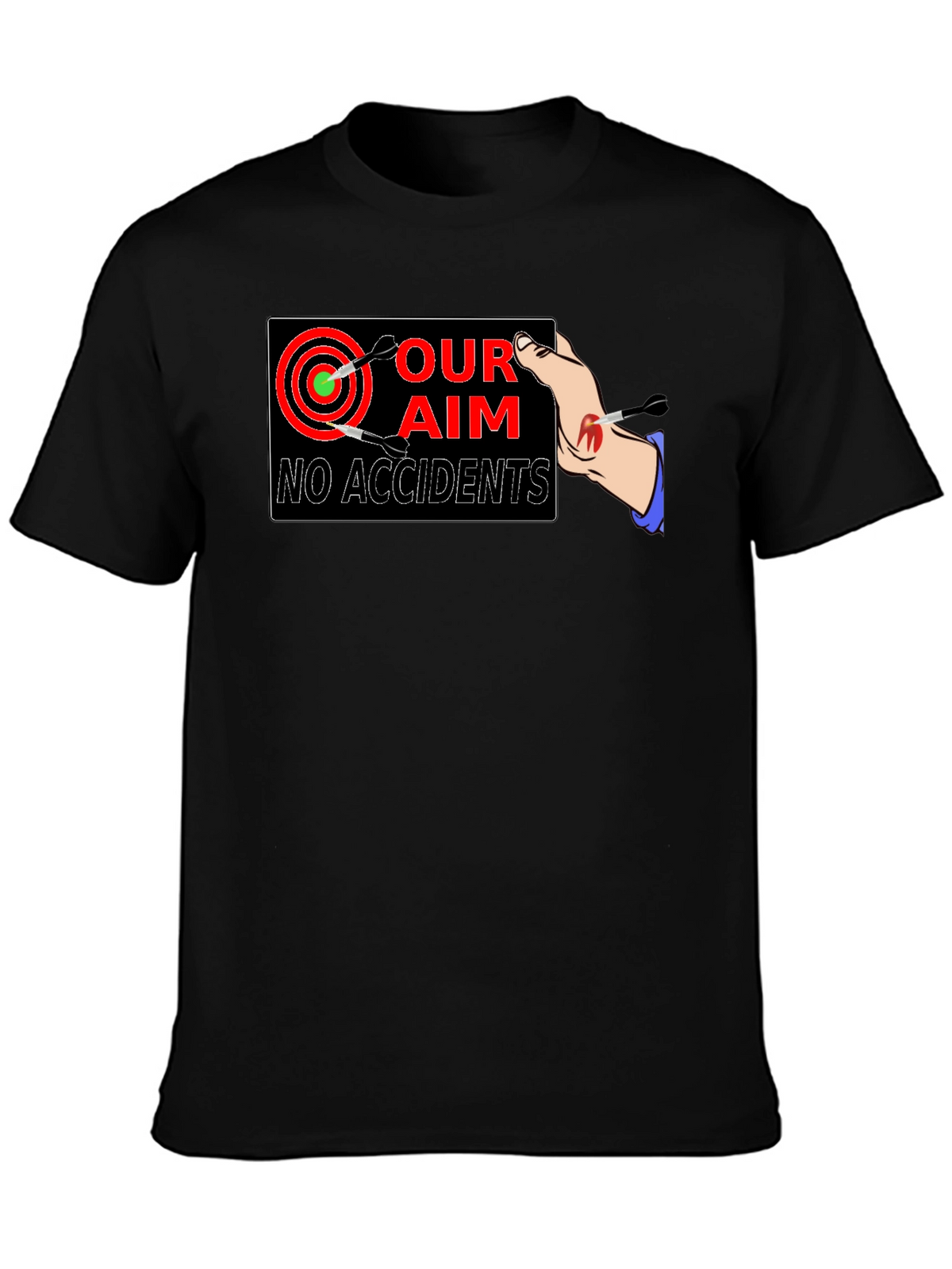 Our Aim No Accidents Graphic T-Shirt