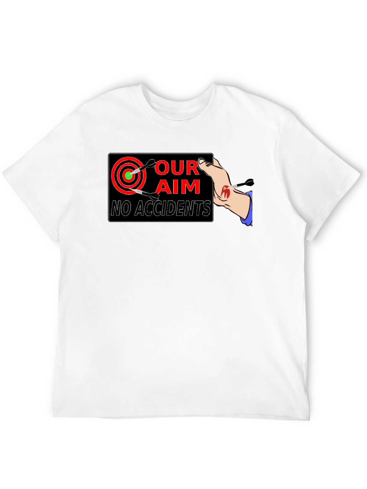 Our Aim No Accidents Graphic T-Shirt