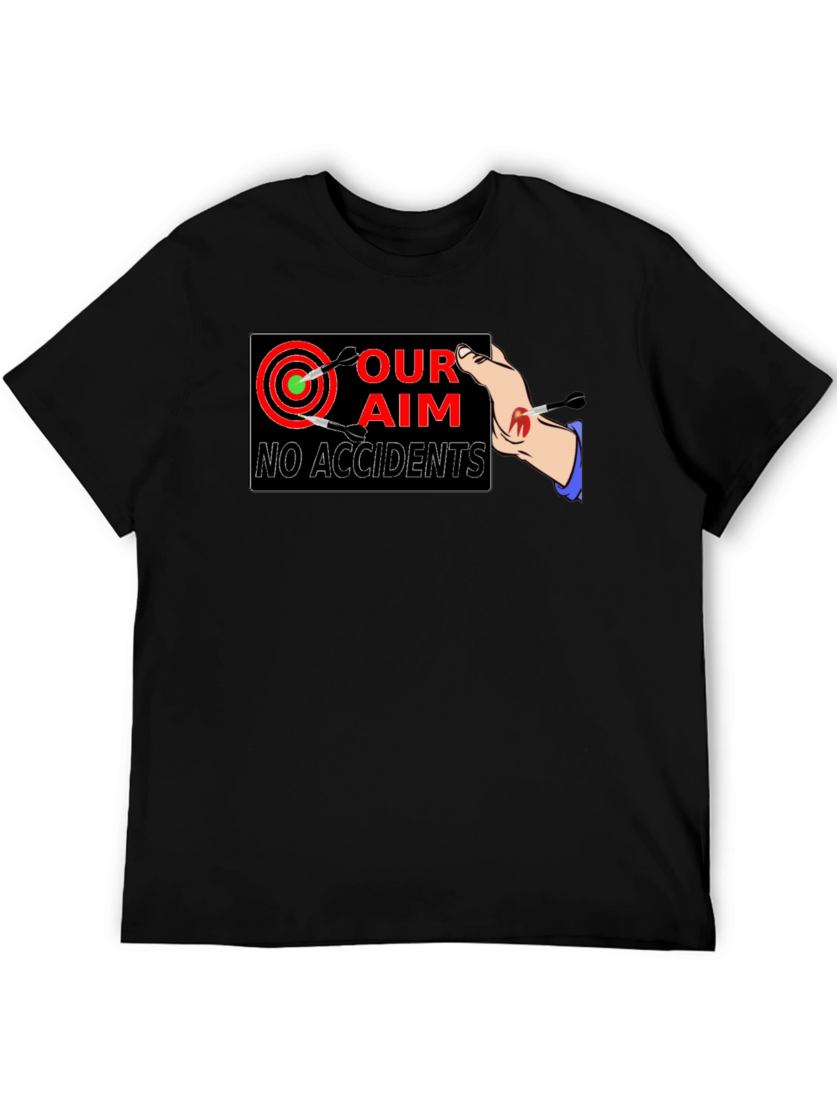 Our Aim No Accidents Graphic T-Shirt