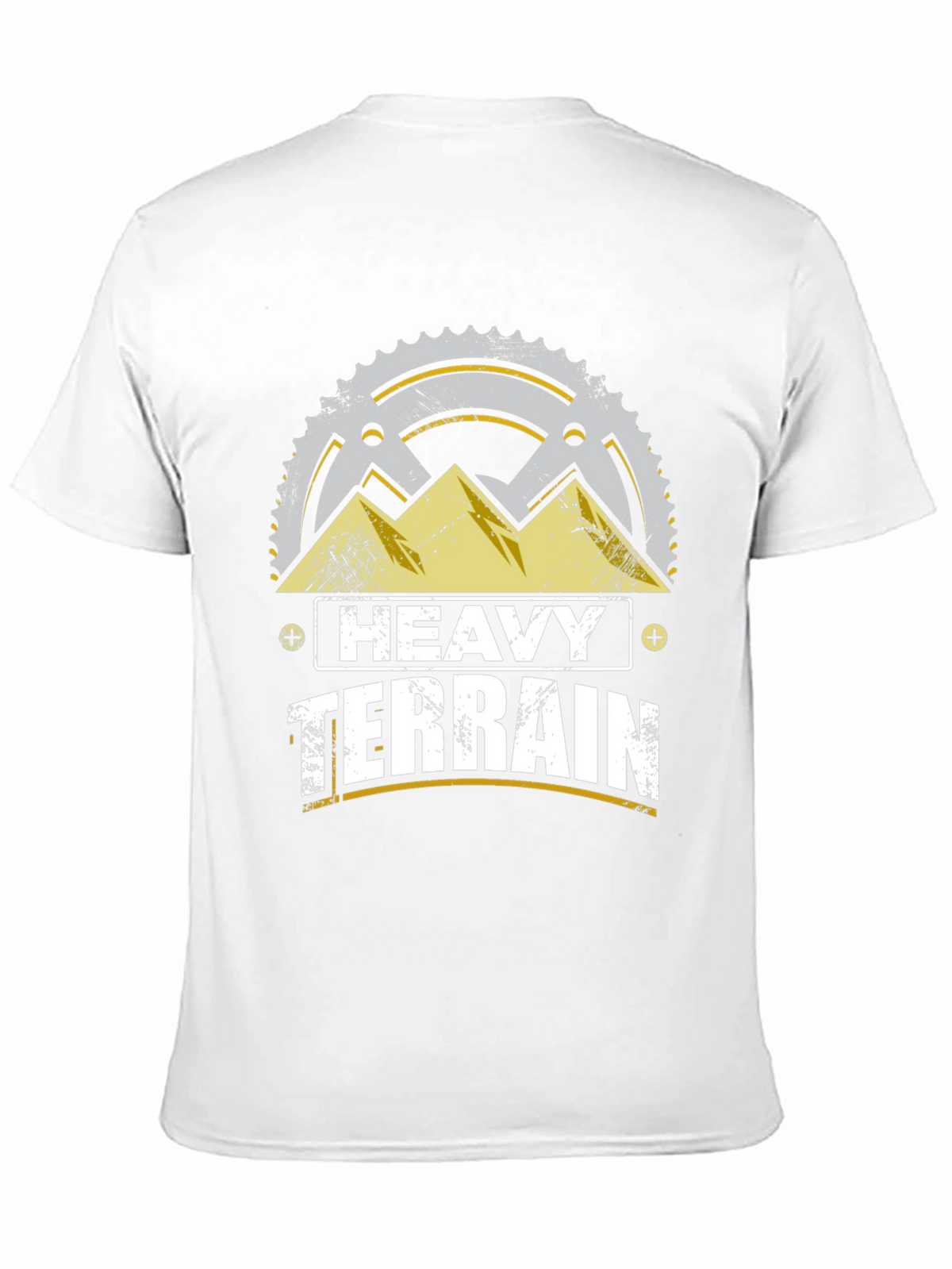 Heavy Terrain Mountain Bike T-Shirt - Black