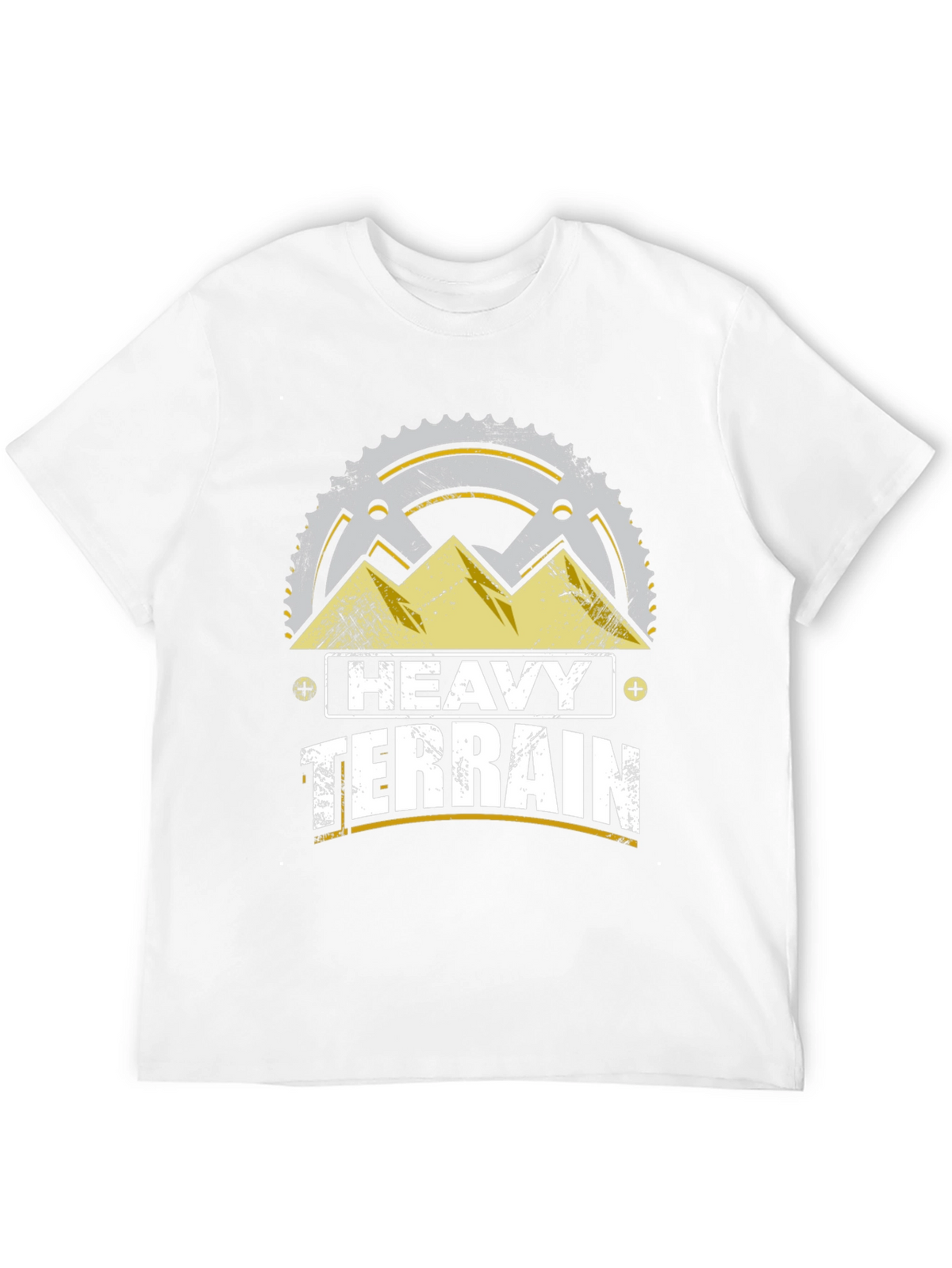 Heavy Terrain Mountain Bike T-Shirt - Black