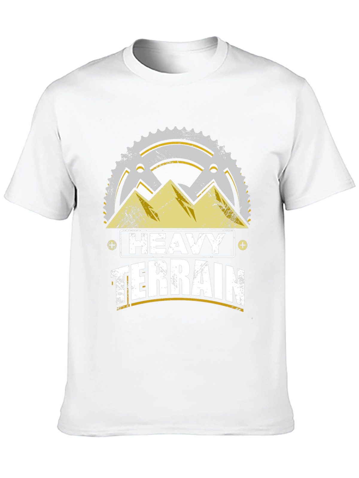 Heavy Terrain Mountain Bike T-Shirt - Black
