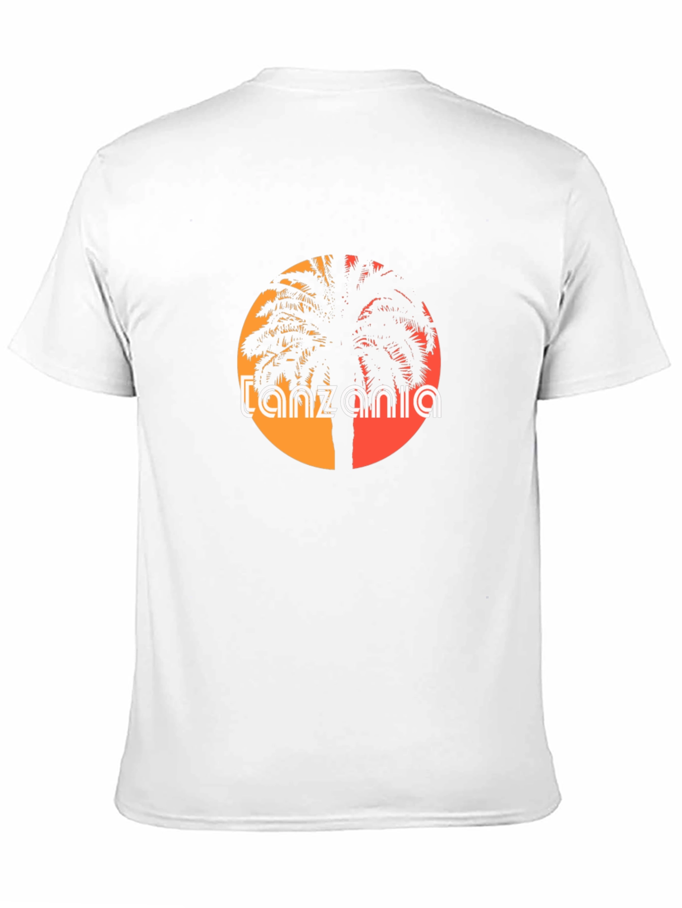 Tanzania Palm Graphic T-Shirt - Island Style