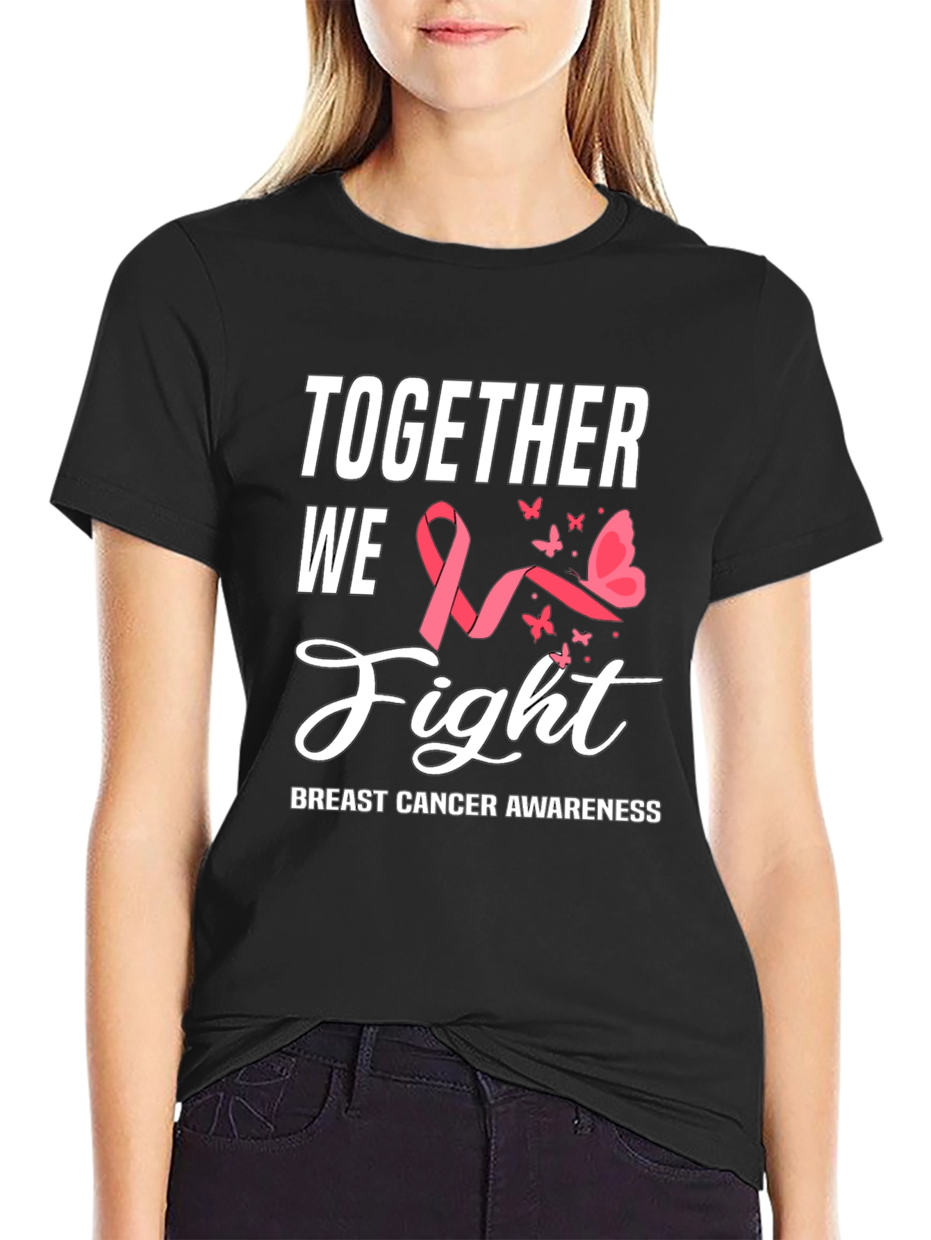 Breast Cancer Awareness Tee - Together We Fight
