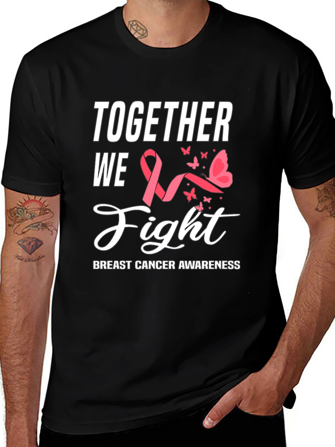 Breast Cancer Awareness Tee - Together We Fight