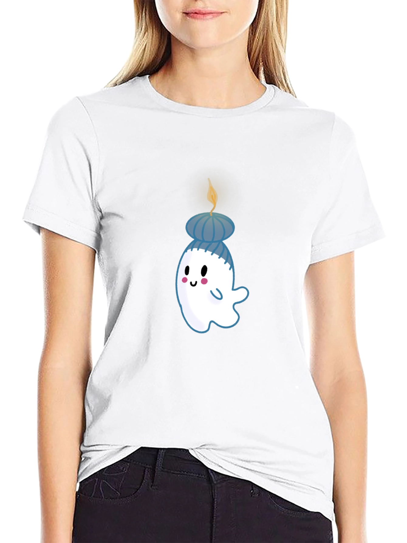 Ghost Candle T-Shirt - Cute & Unique