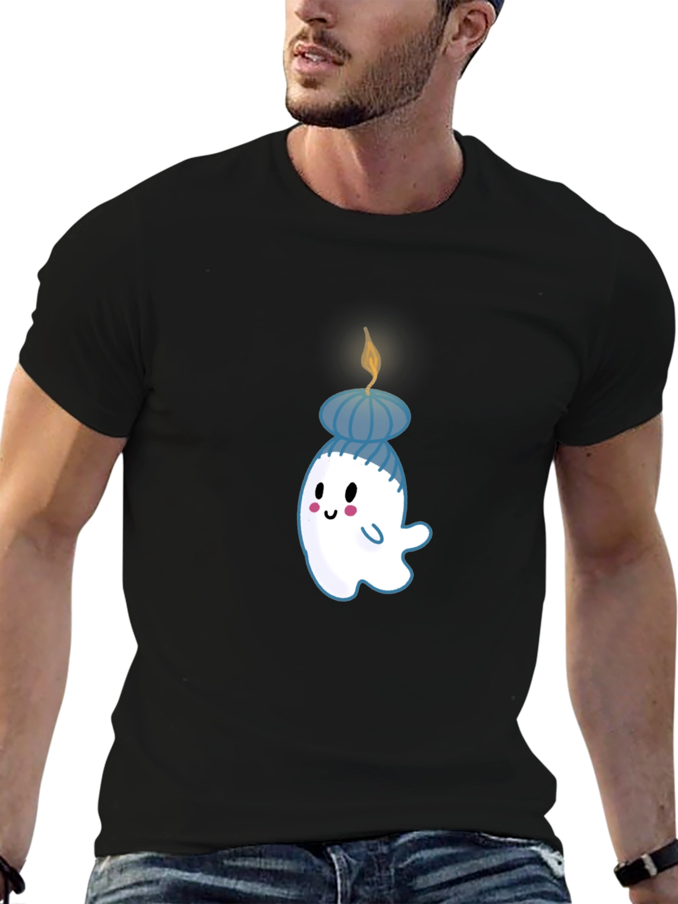 Ghost Candle T-Shirt - Cute & Unique