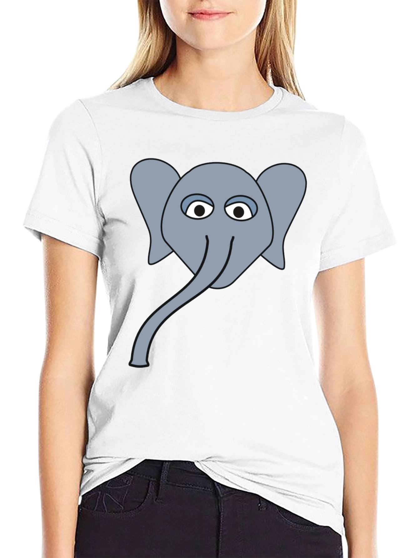 Elephant Graphic Tee - Mens Black T-Shirt