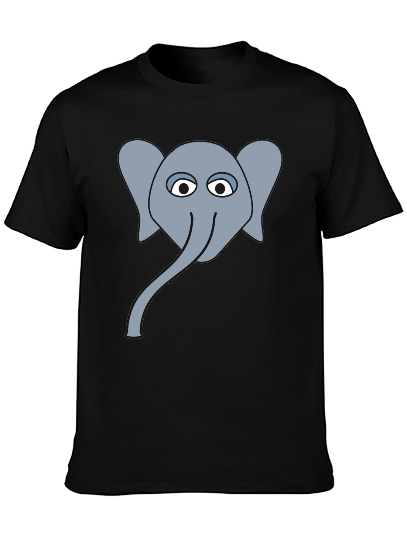 Elephant Graphic Tee - Mens Black T-Shirt