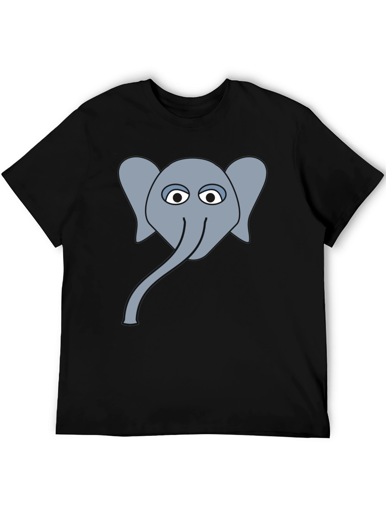Elephant Graphic Tee - Mens Black T-Shirt