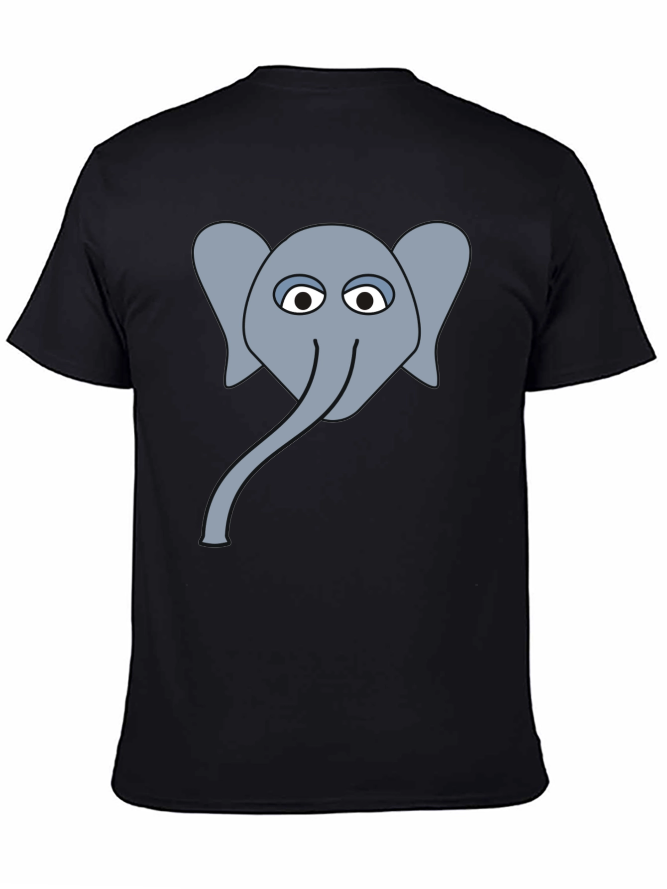 Elephant Graphic Tee - Mens Black T-Shirt