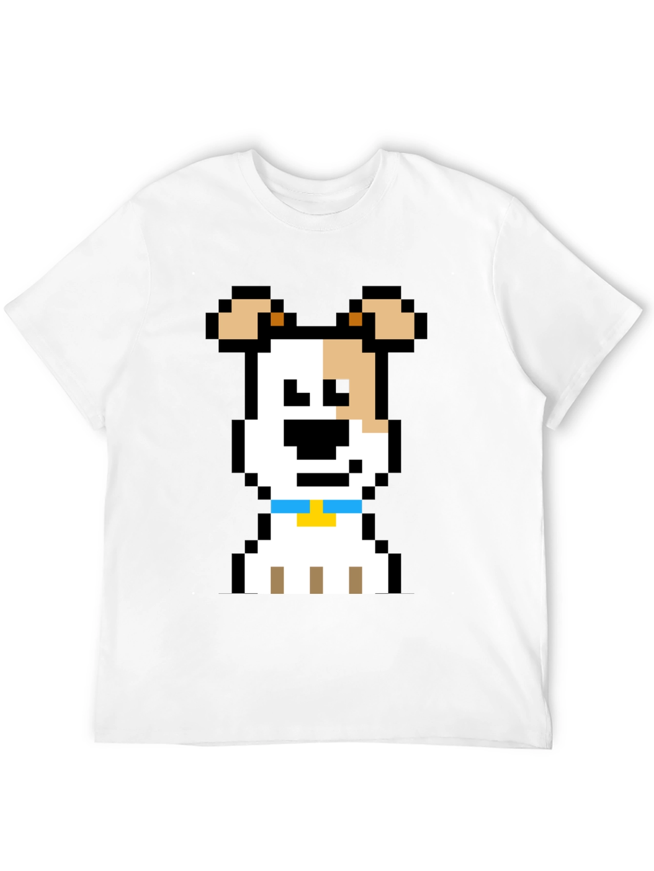 Pixel Dog Graphic Tee - Black T-Shirt