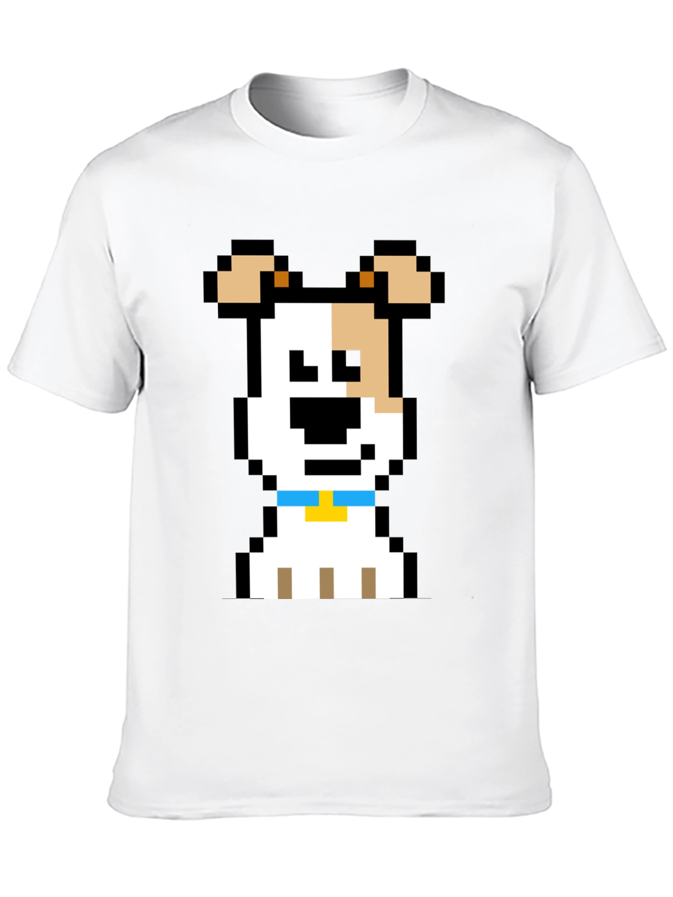 Pixel Dog Graphic Tee - Black T-Shirt