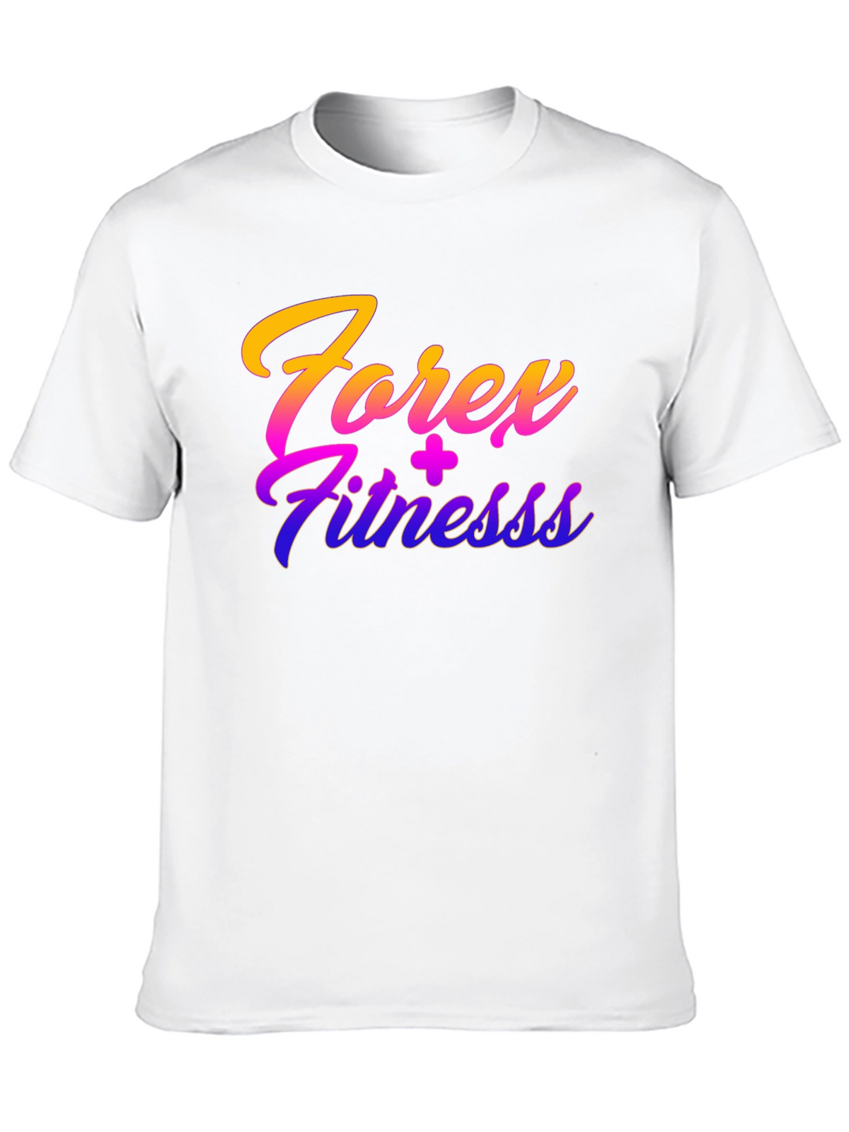 Forex Fitness Black Graphic T-Shirt