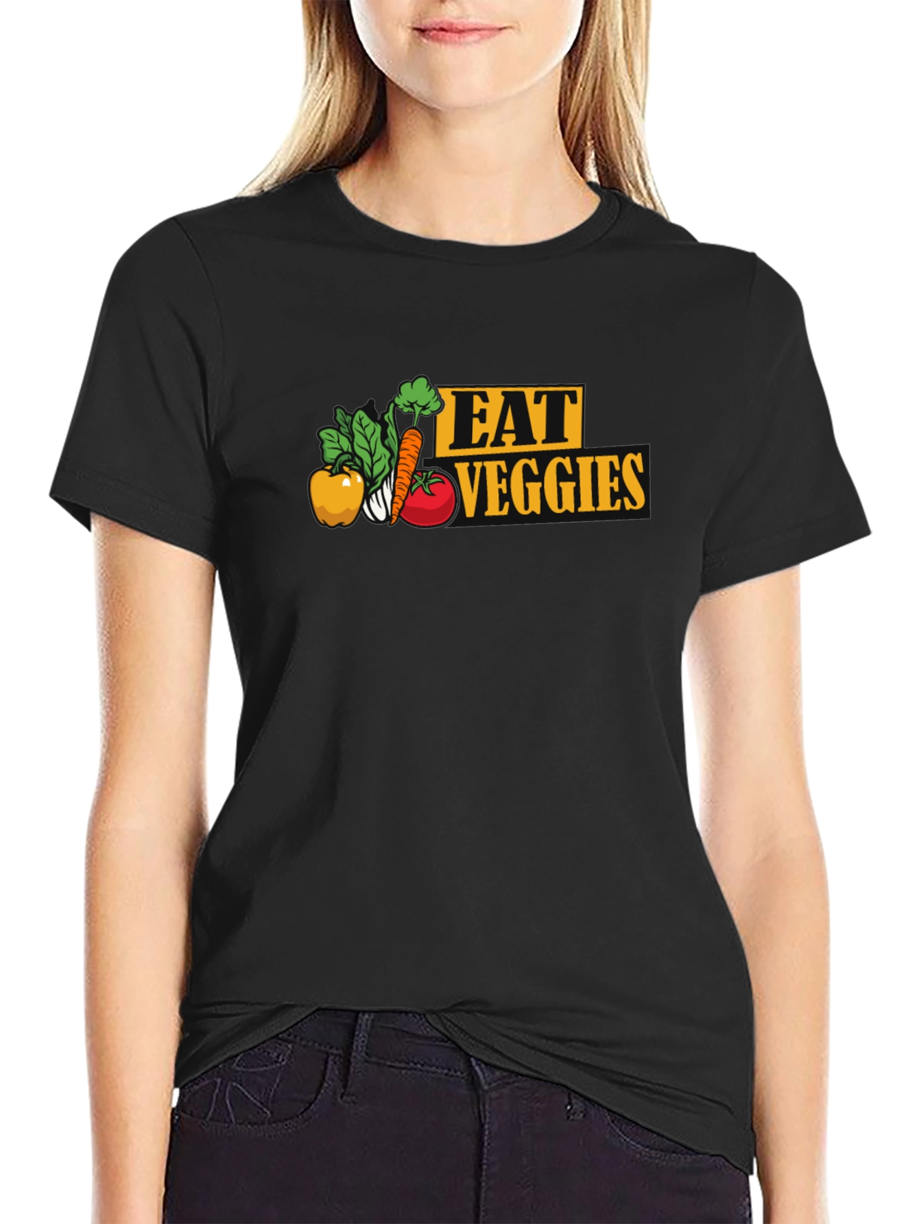 Eat Veggies T-Shirt - Vegan Lifestyle Tee