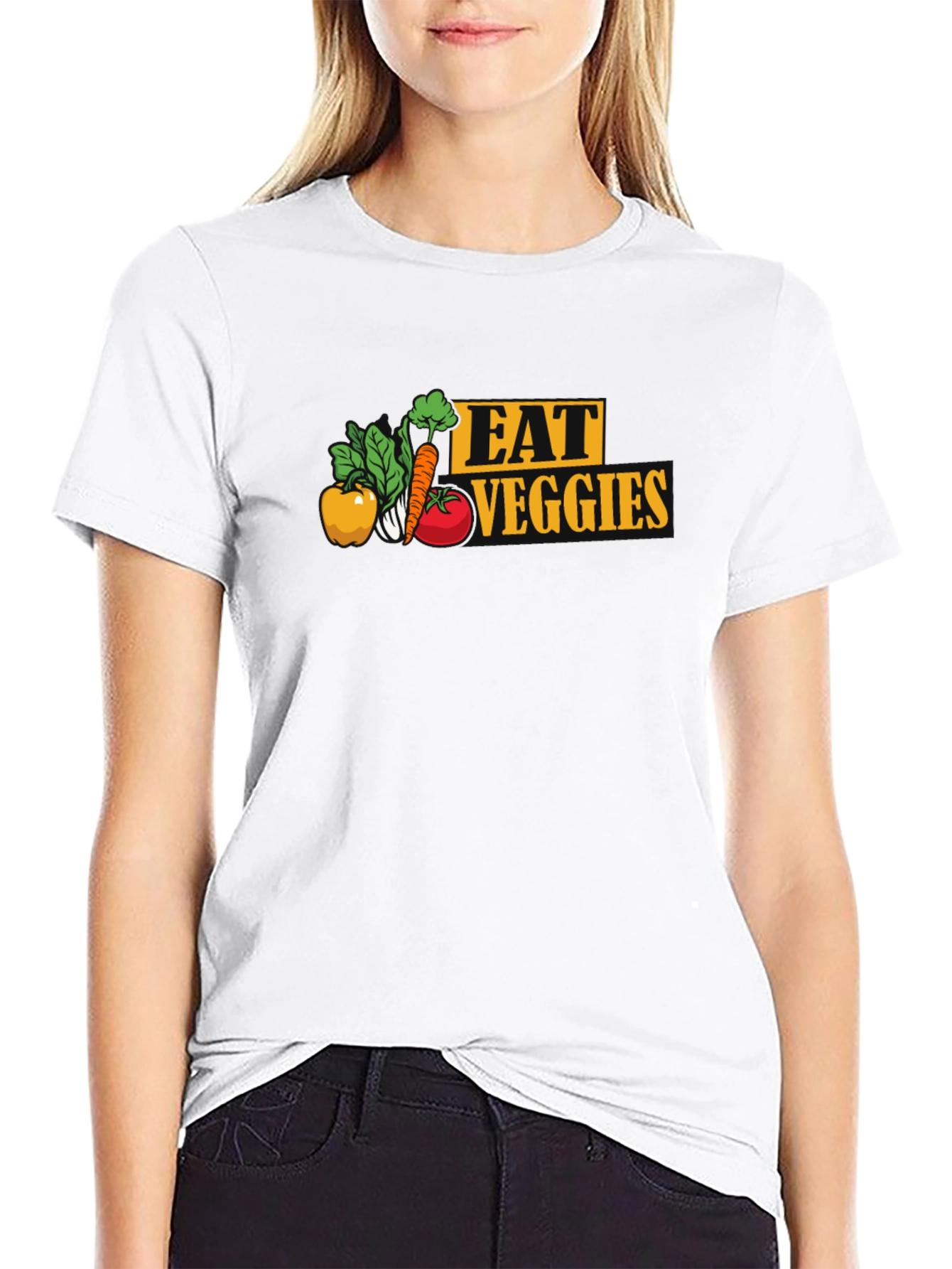 Eat Veggies T-Shirt - Vegan Lifestyle Tee