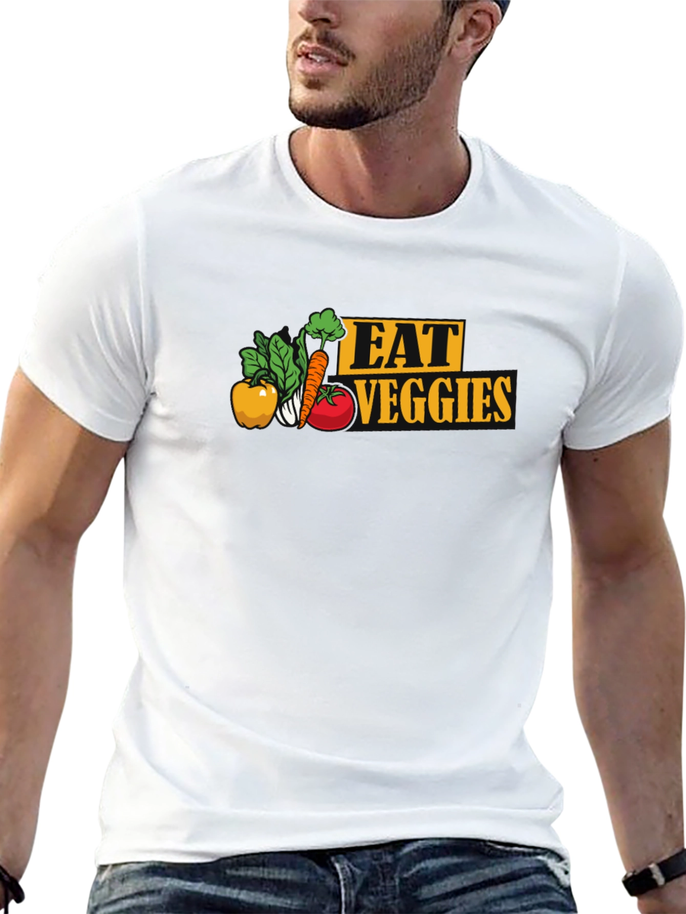 Eat Veggies T-Shirt - Vegan Lifestyle Tee
