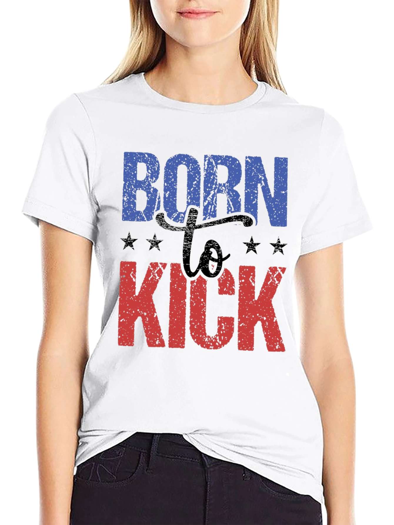 Born to Kick Graphic T-Shirt