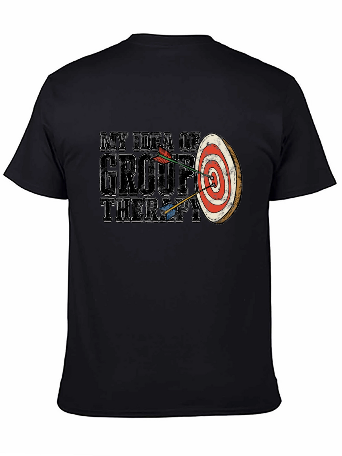 My Idea of Group Therapy T-Shirt Funny Archery
