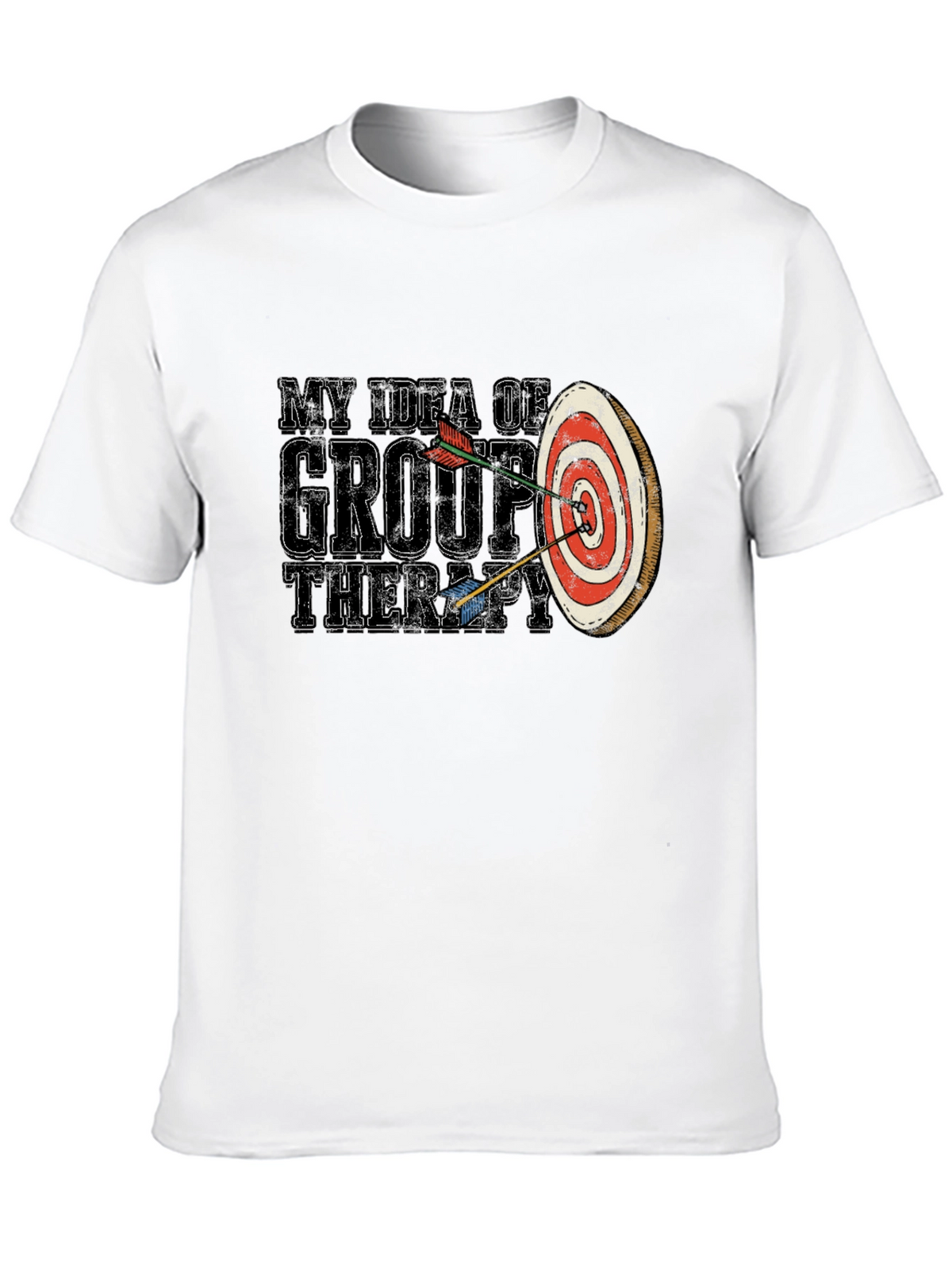 My Idea of Group Therapy T-Shirt Funny Archery