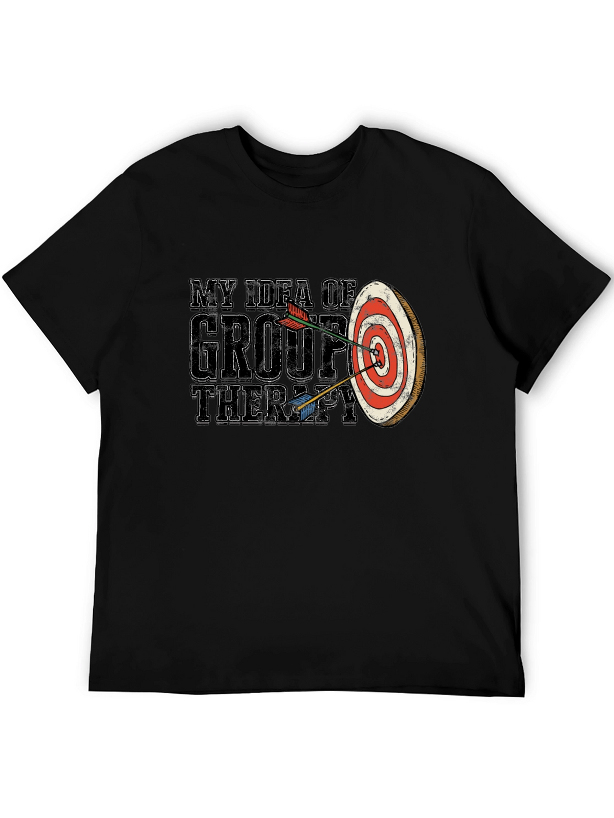 My Idea of Group Therapy T-Shirt Funny Archery
