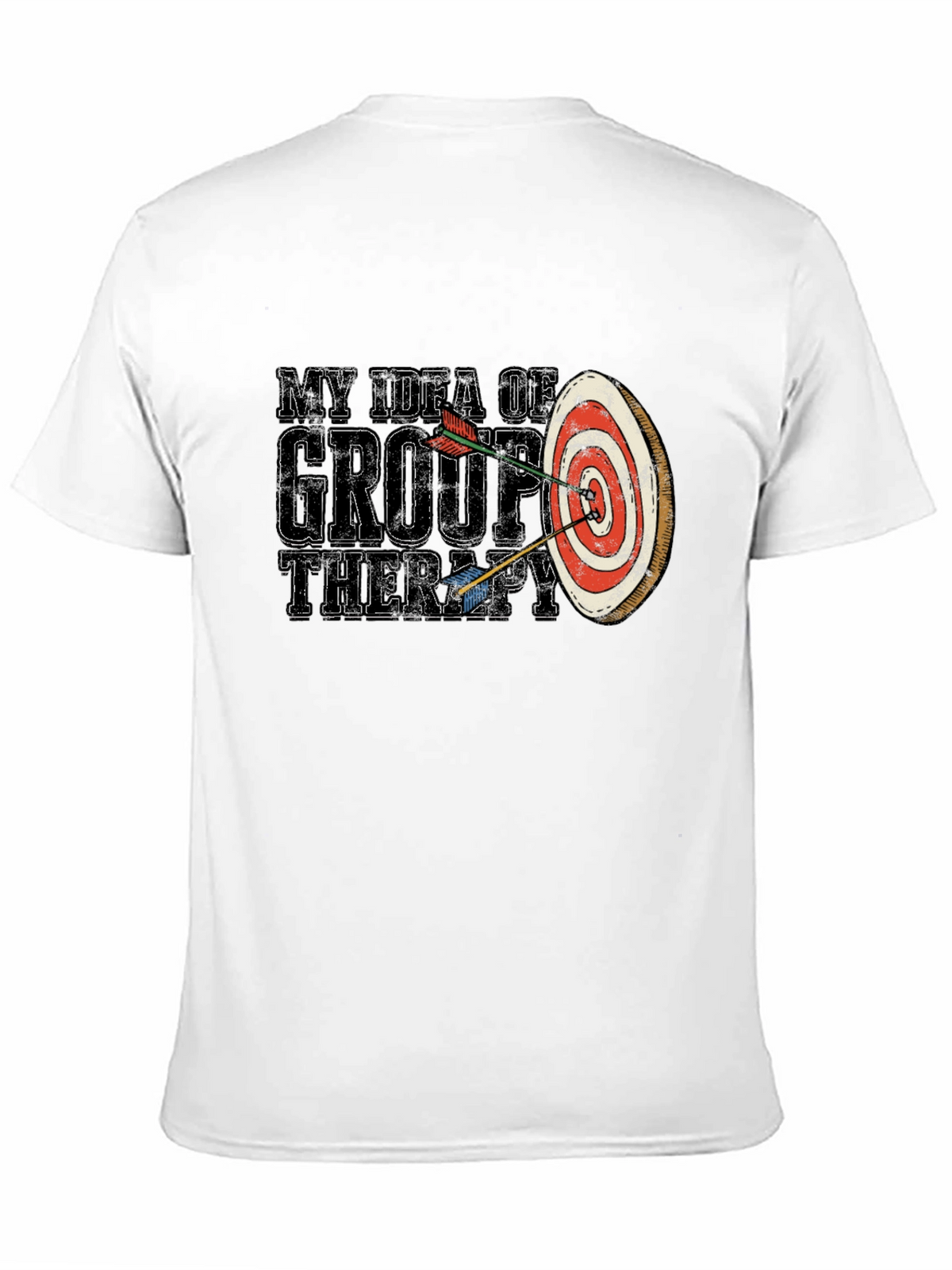 My Idea of Group Therapy T-Shirt Funny Archery