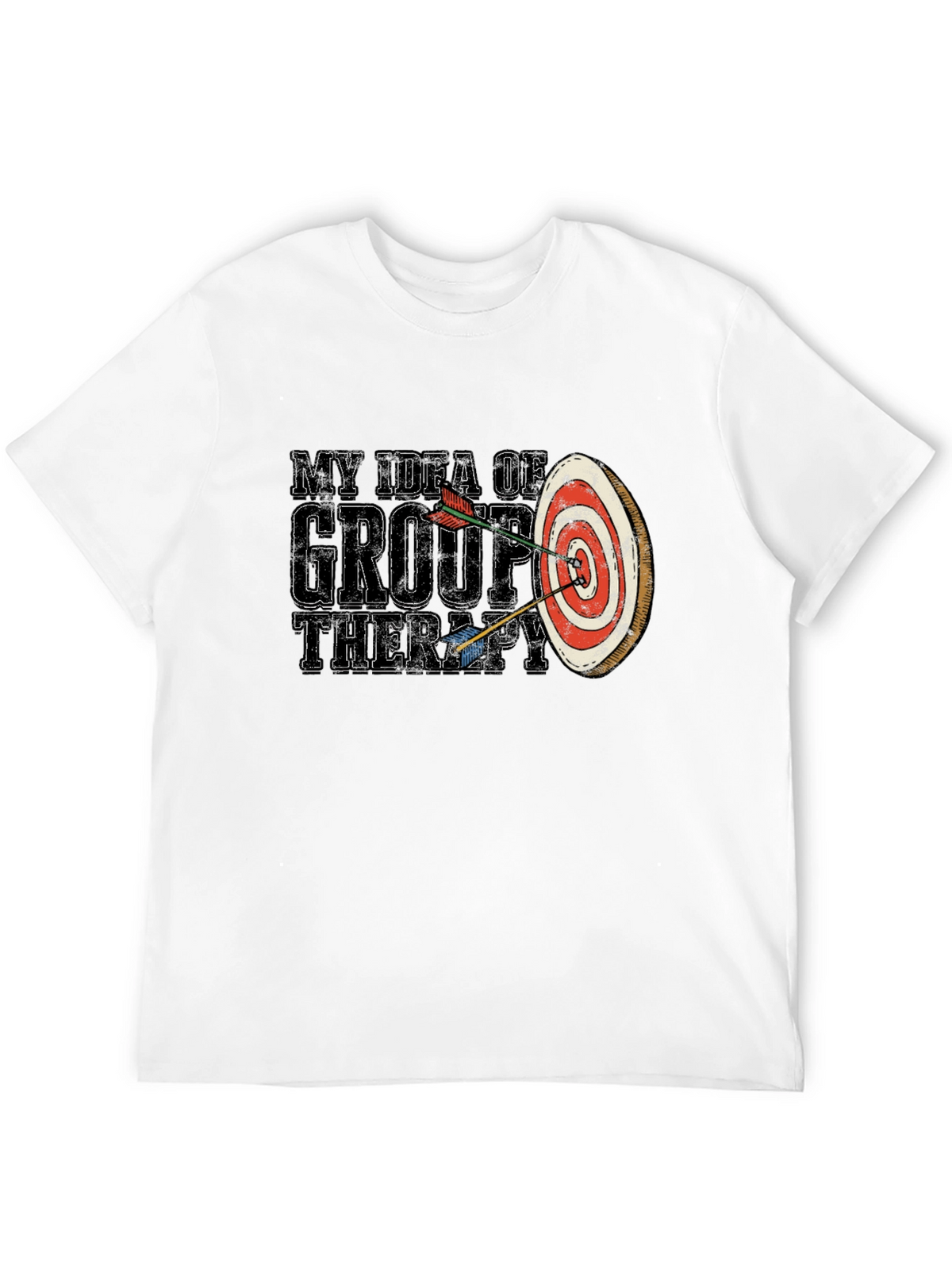 My Idea of Group Therapy T-Shirt Funny Archery