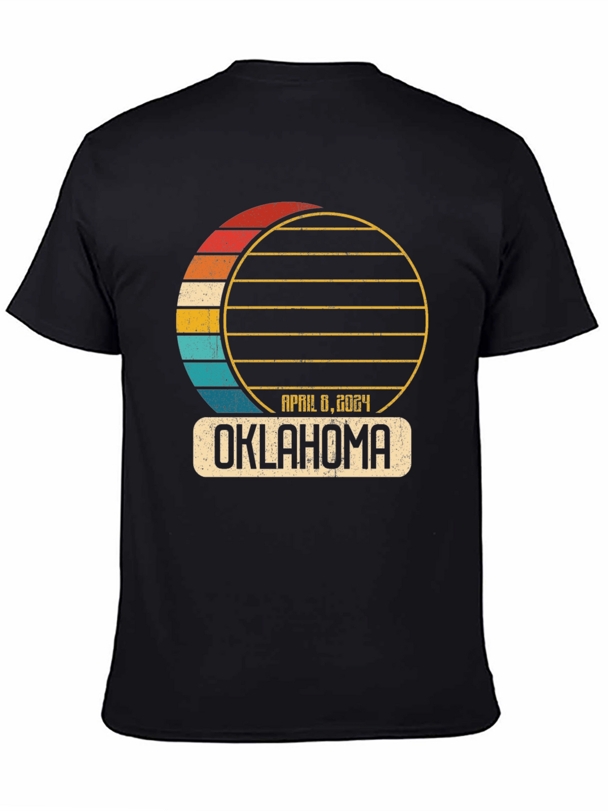 Oklahoma April 8 2024 Total Solar Eclipse T-Shirt